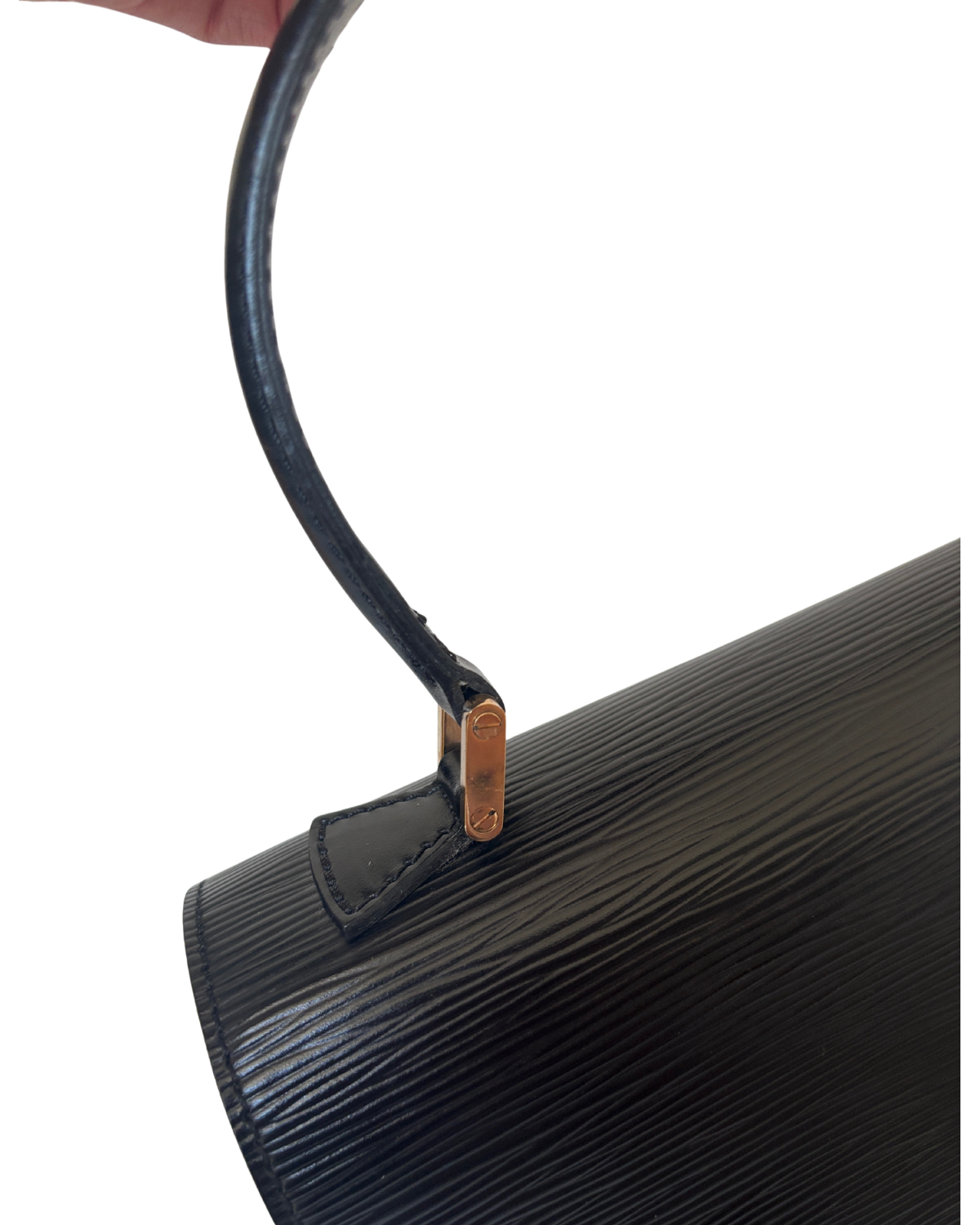 Louis Vuitton Concorde Black Epi Handbag (1996)