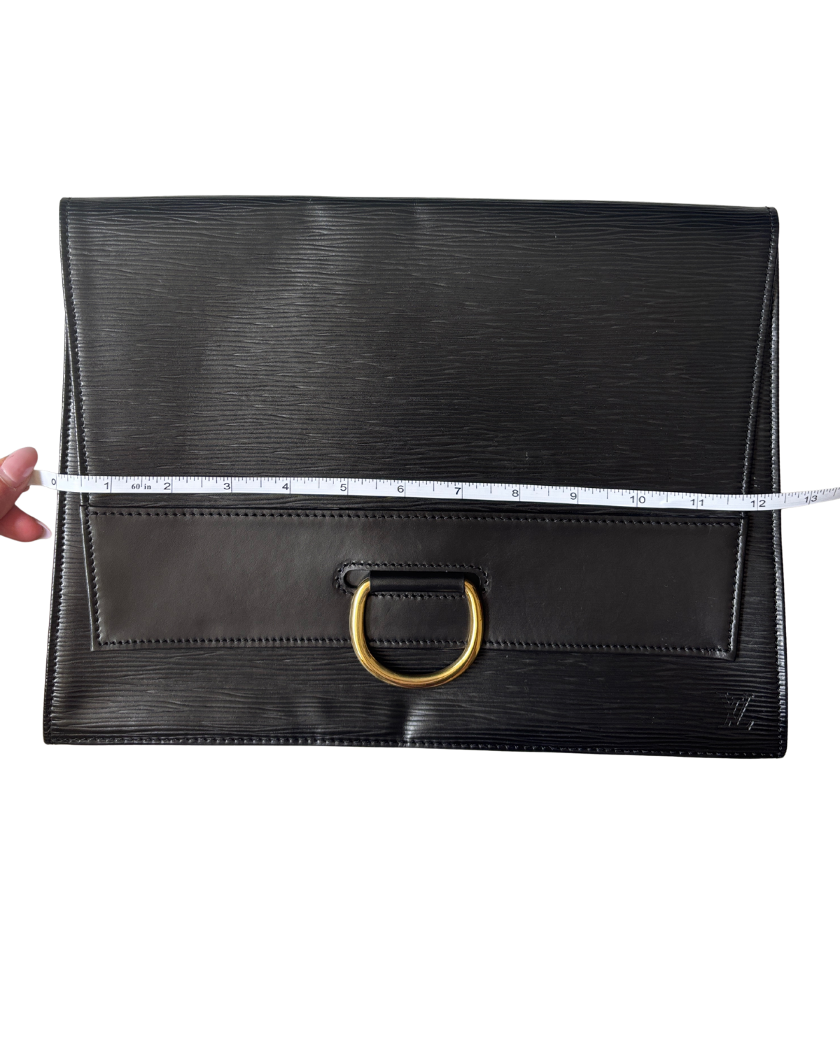 Louis Vuitton Black Epi Lena Clutch - FULL SET (1996)
