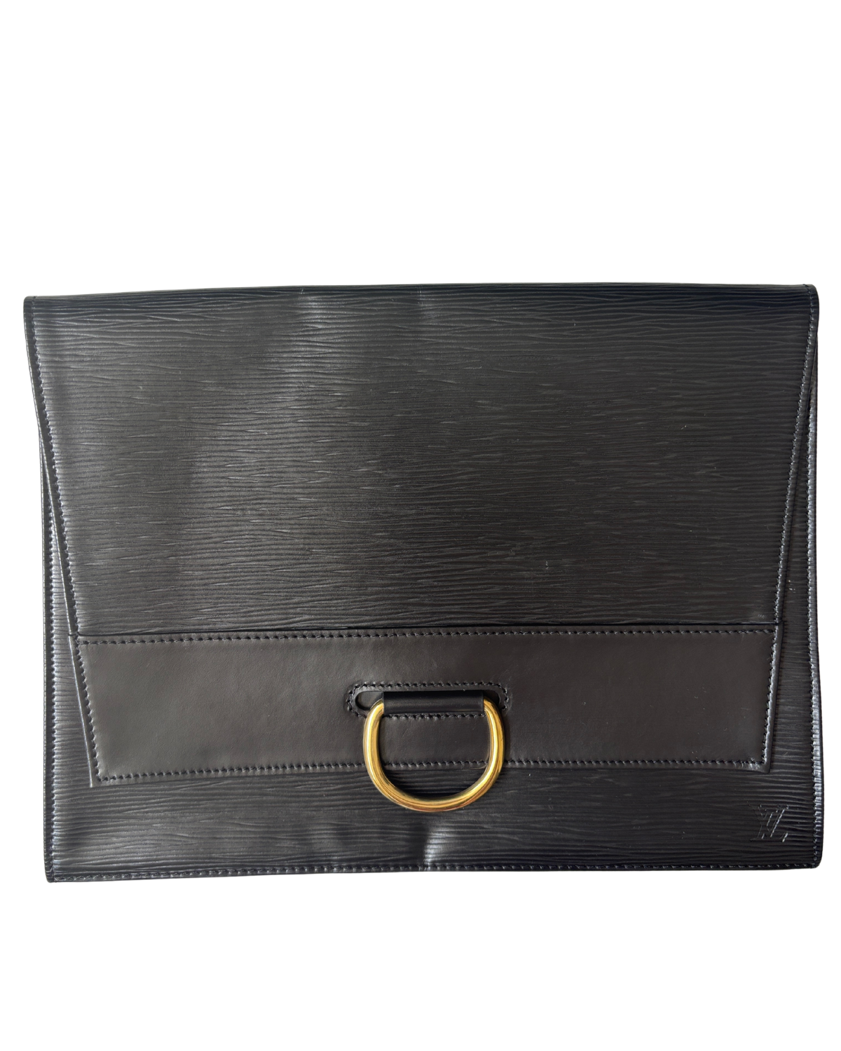 Louis Vuitton Black Epi Lena Clutch - FULL SET (1996)