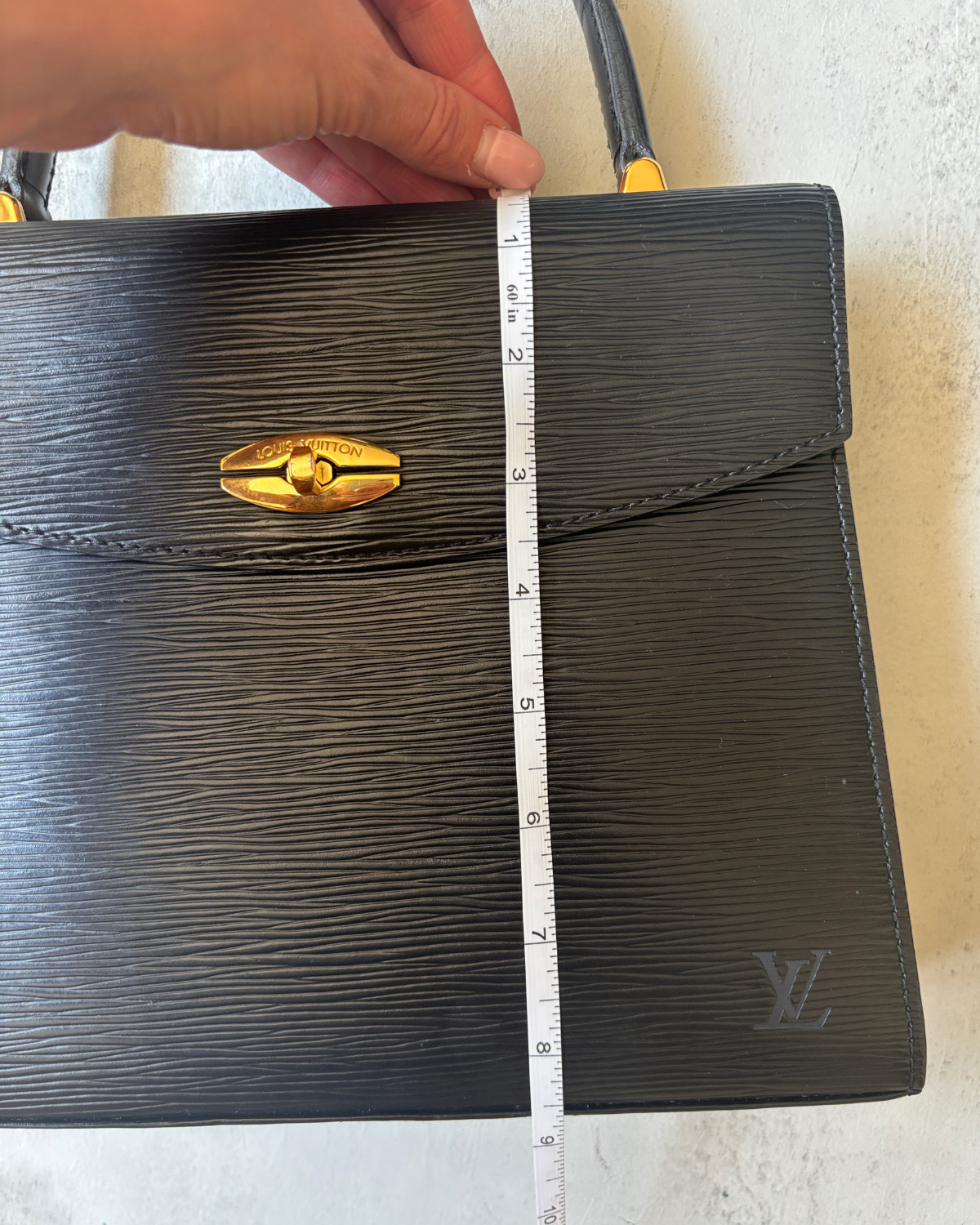 Louis Vuitton Malesherbes Epi Leather Top Handle Bag (1996)