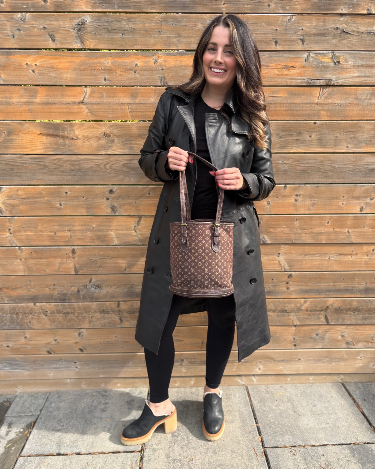 Louis Vuitton Monogram Mini Lin Bucket PM