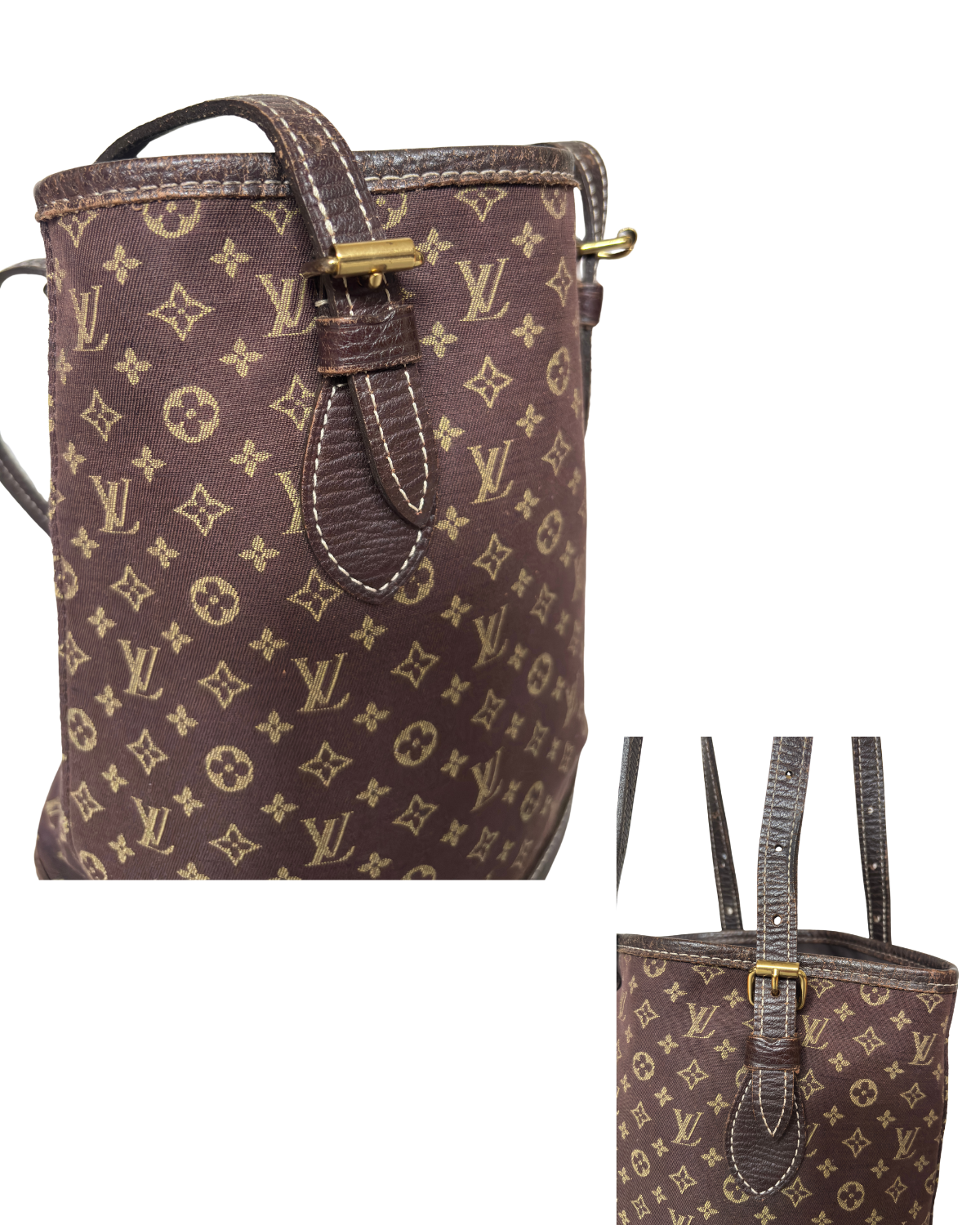 Louis Vuitton Monogram Mini Lin Bucket PM