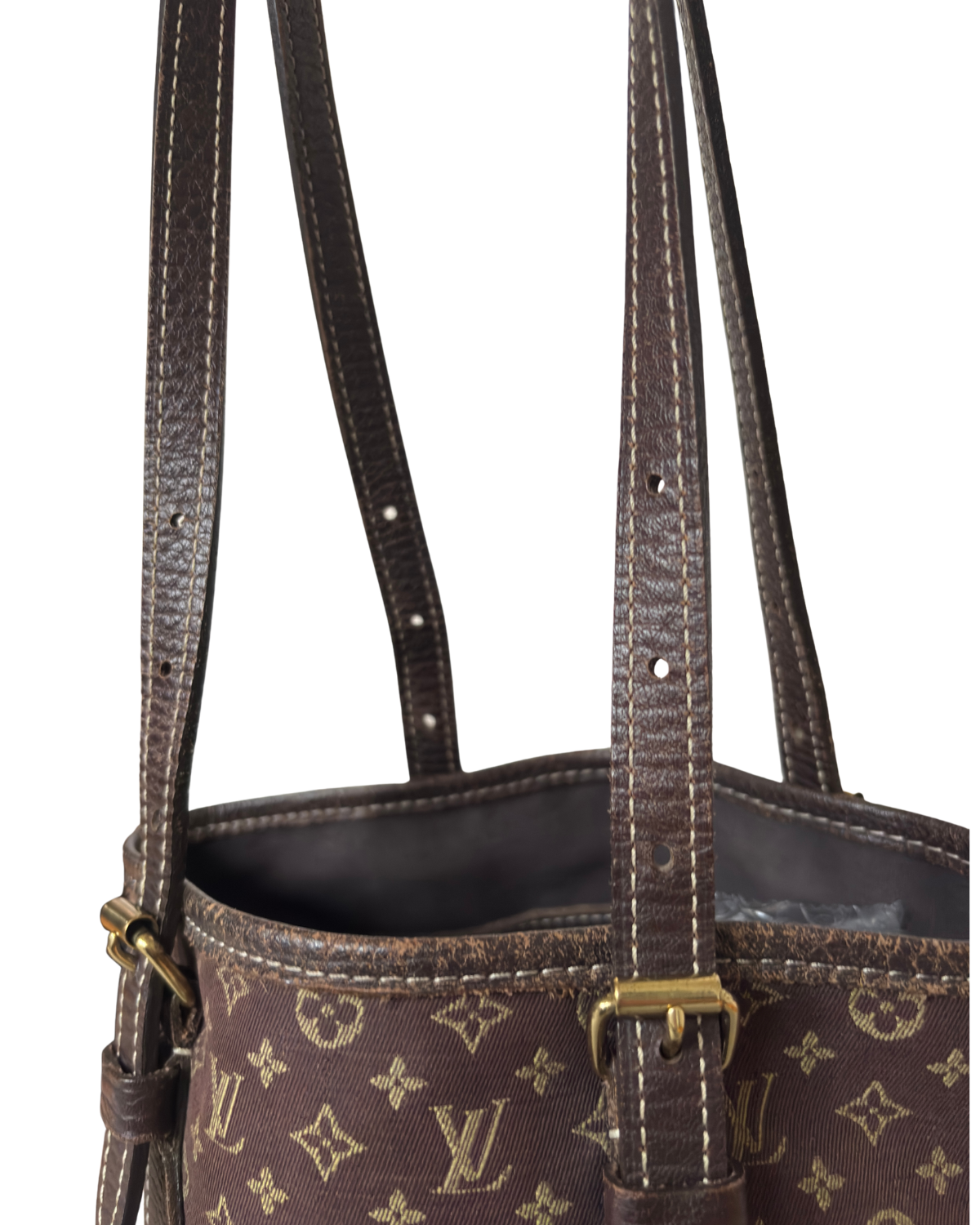 Louis Vuitton Monogram Mini Lin Bucket PM