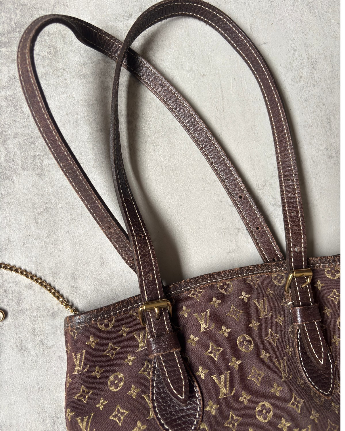 Louis Vuitton Monogram Mini Lin Bucket PM (2006)