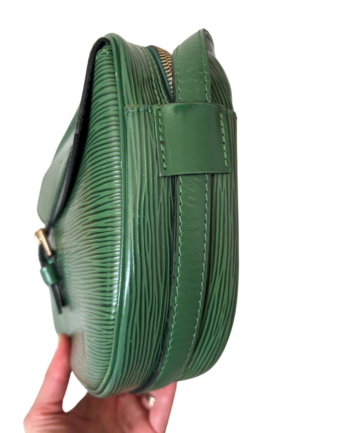 Vintage Louis Vuitton Green Epi Jeune Fille MM (1995)