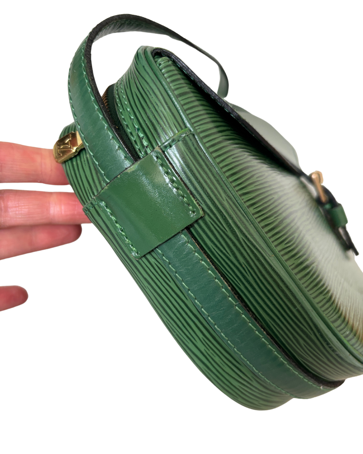 Vintage Louis Vuitton Green Epi Jeune Fille MM (1995)