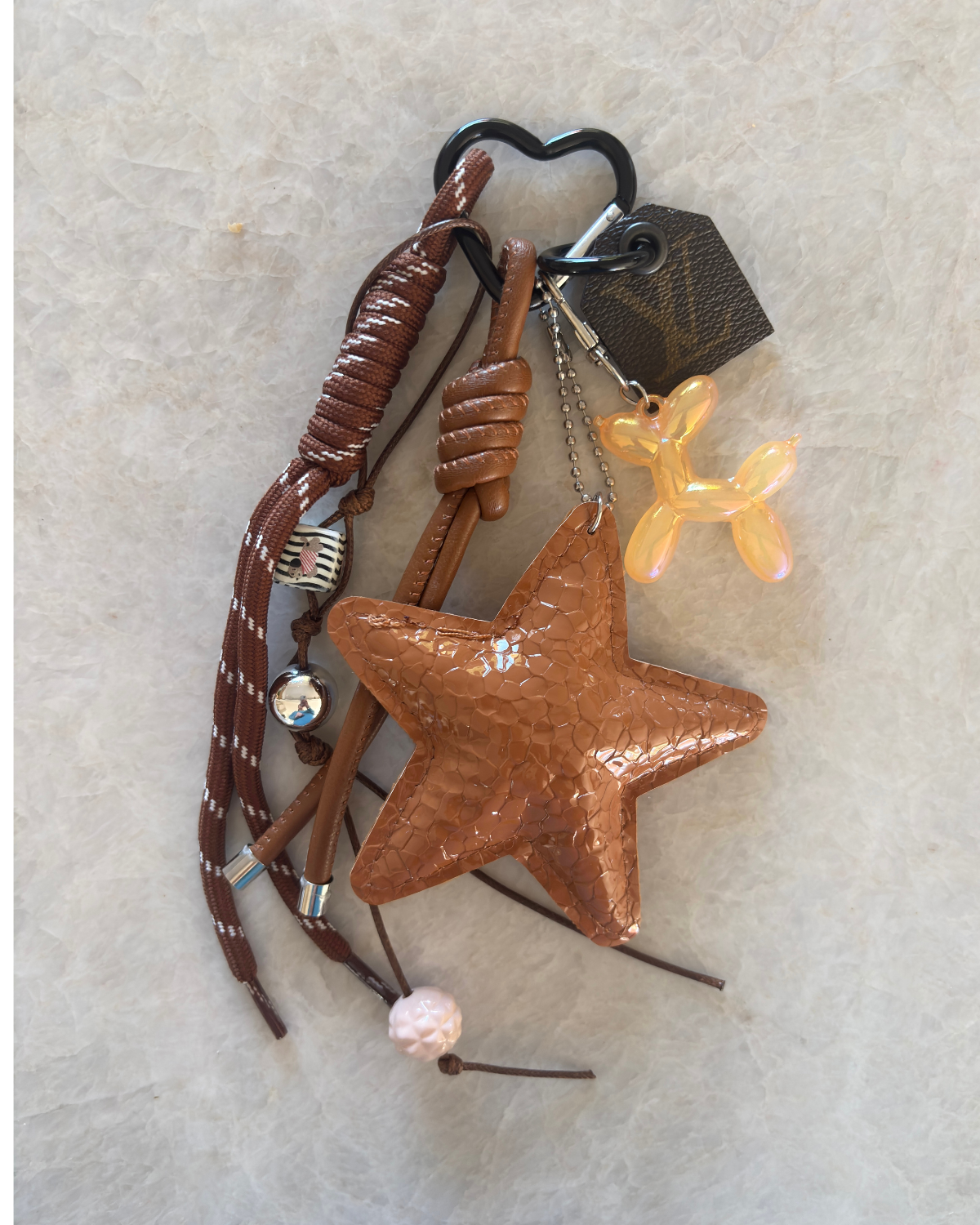 The Cocoa Star Keychain / Bagcharm