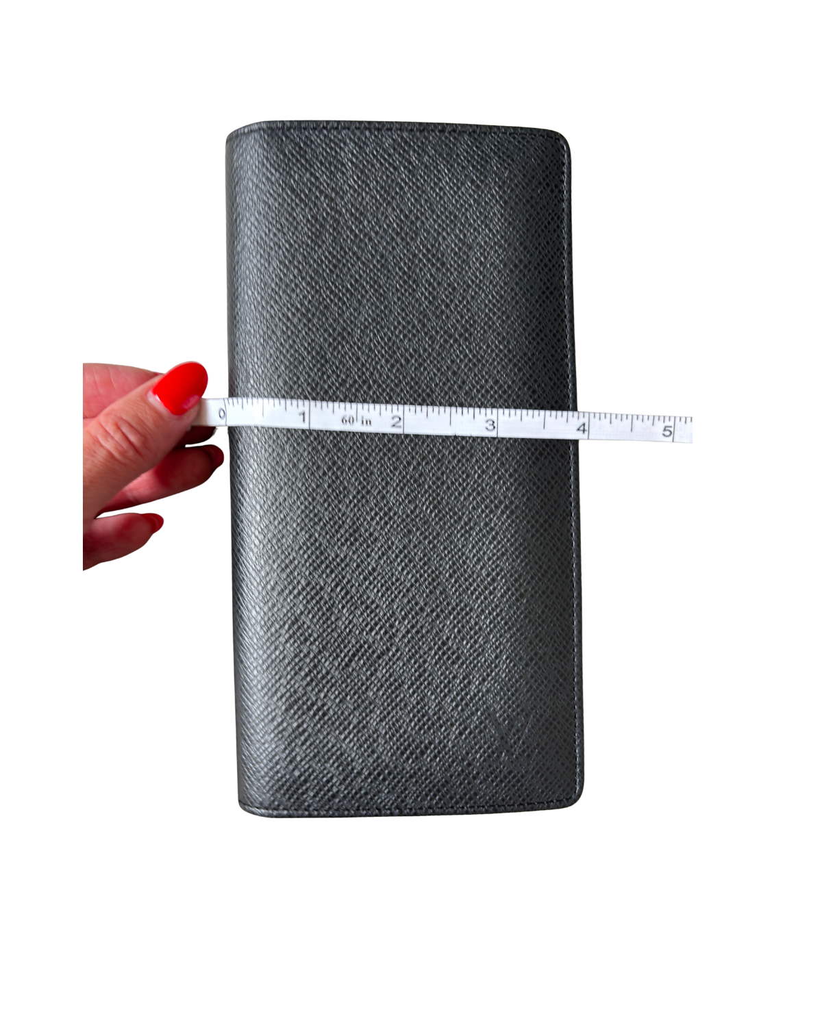 Louis Vuitton Brazza Wallet in Black Taïga Leather (2008)