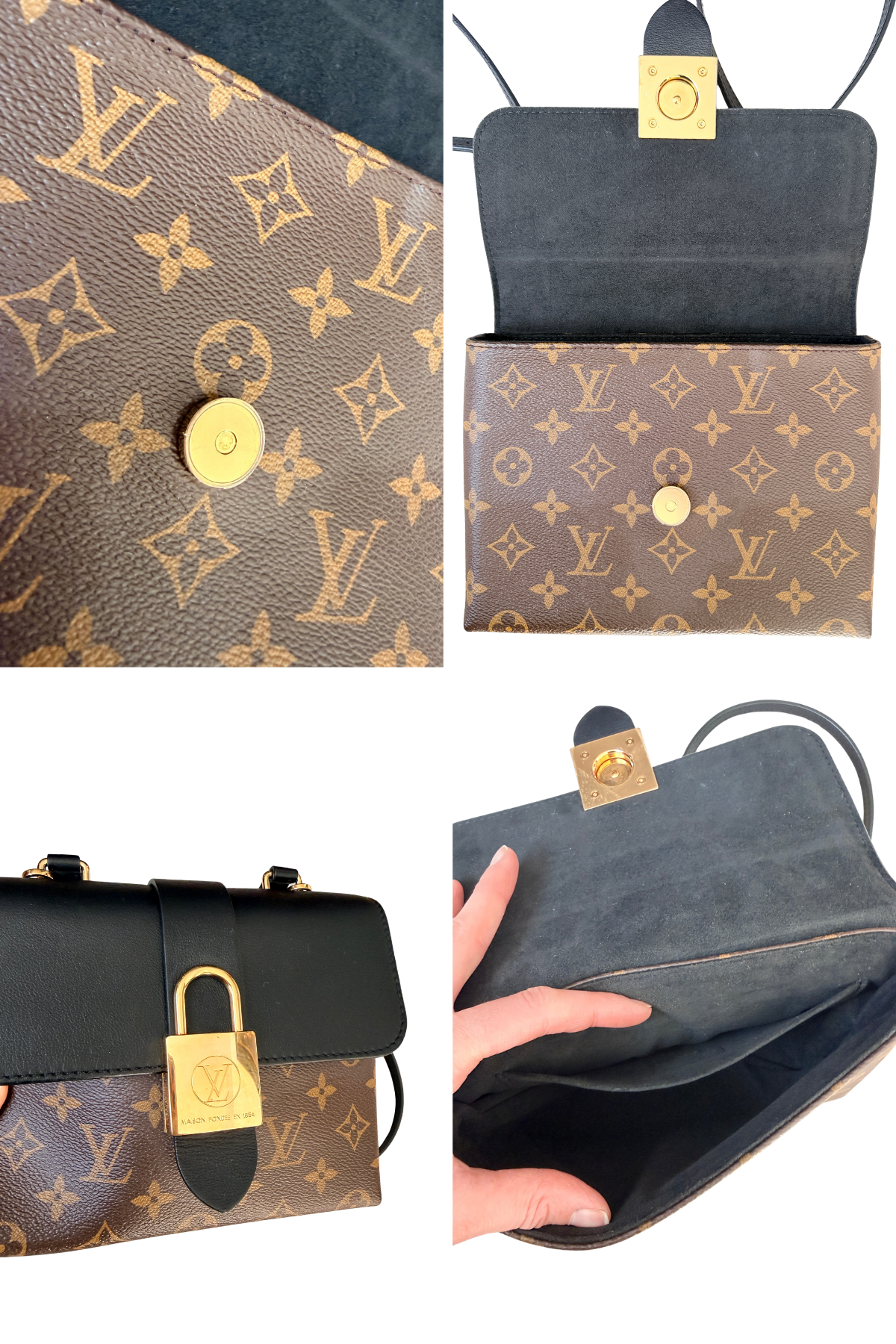 Louis Vuitton Monogram Noir Locky BB