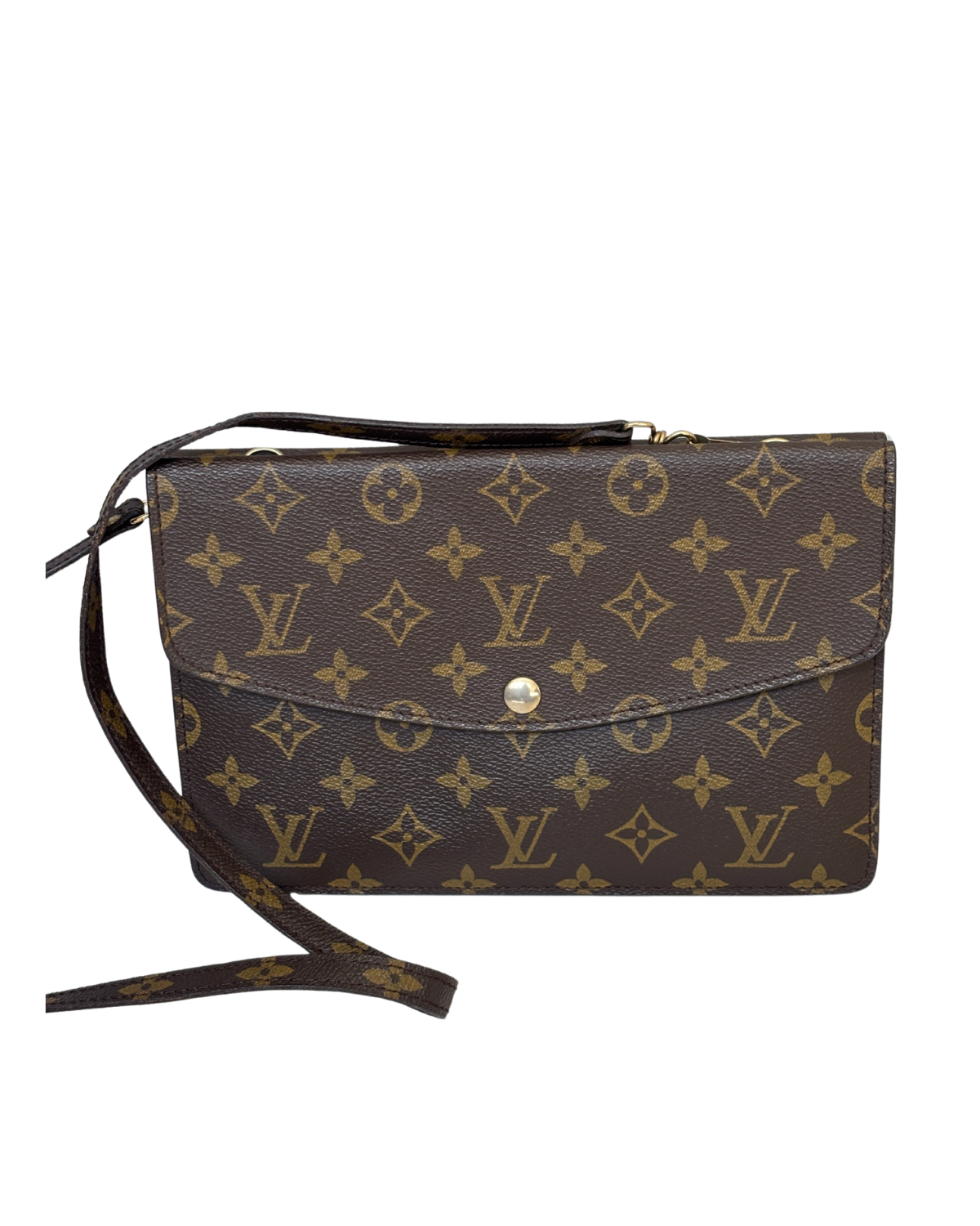 Louis Vuitton Monogram Vintage Double Sided Pochette Shoulder Bag