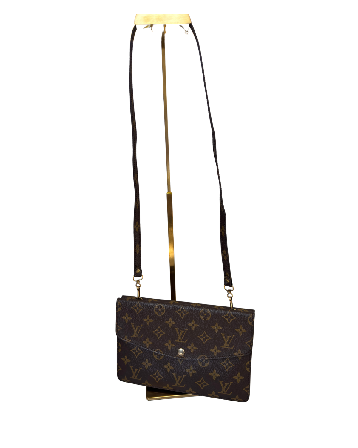 Louis Vuitton Monogram Vintage Double Sided Pochette Shoulder Bag