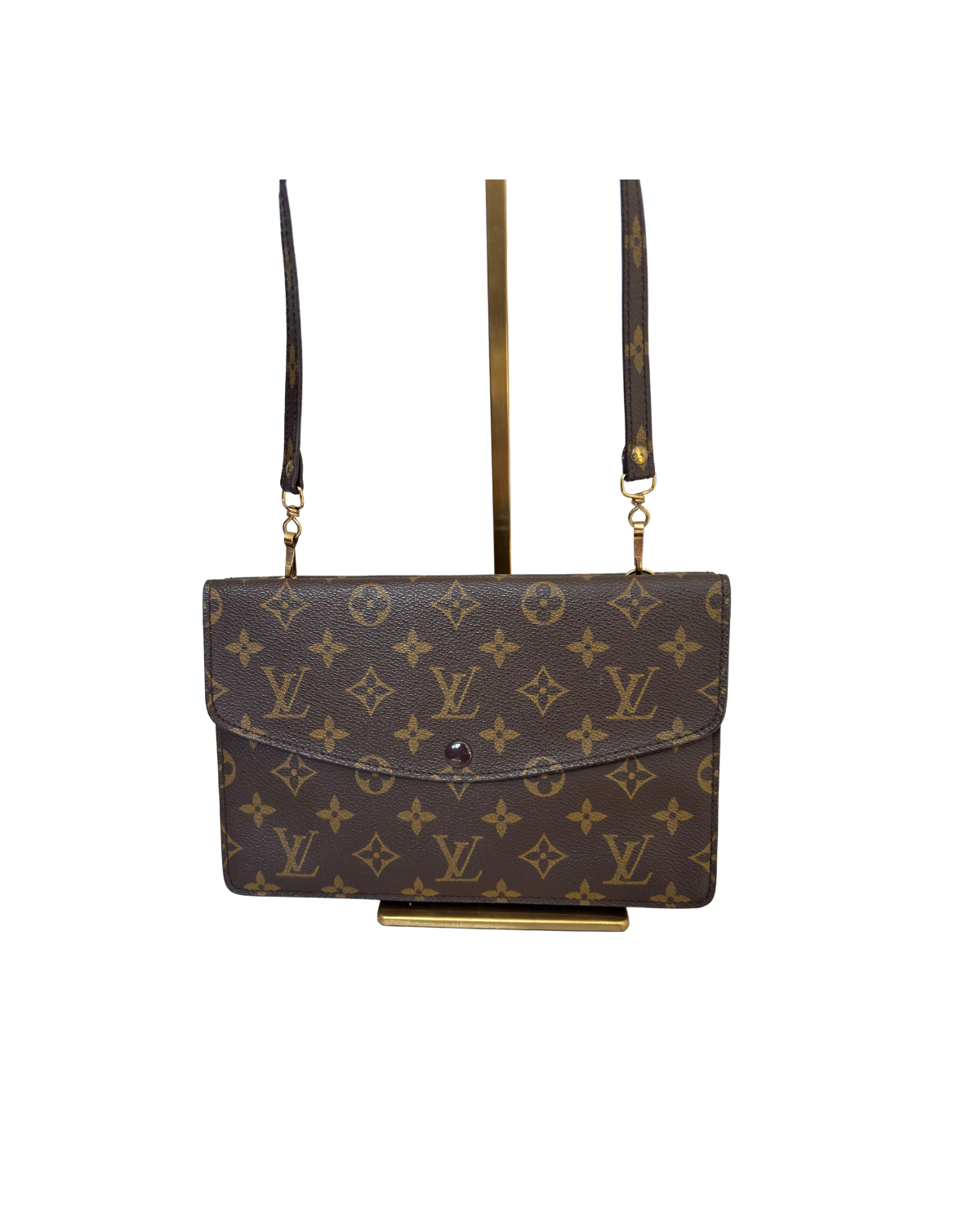 Louis Vuitton Monogram Vintage Double Sided Pochette Shoulder Bag