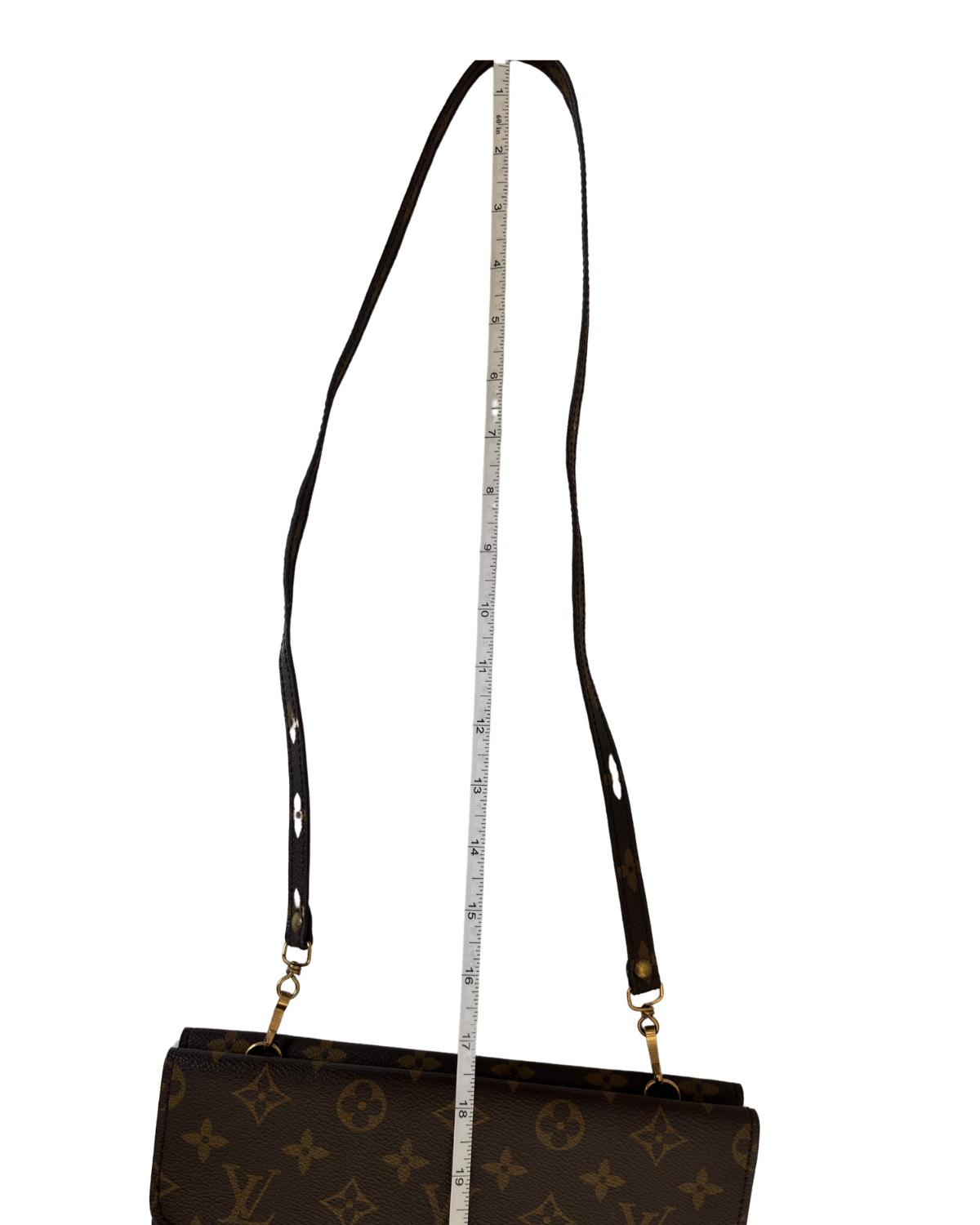 Louis Vuitton Monogram Vintage Double Sided Pochette Shoulder Bag