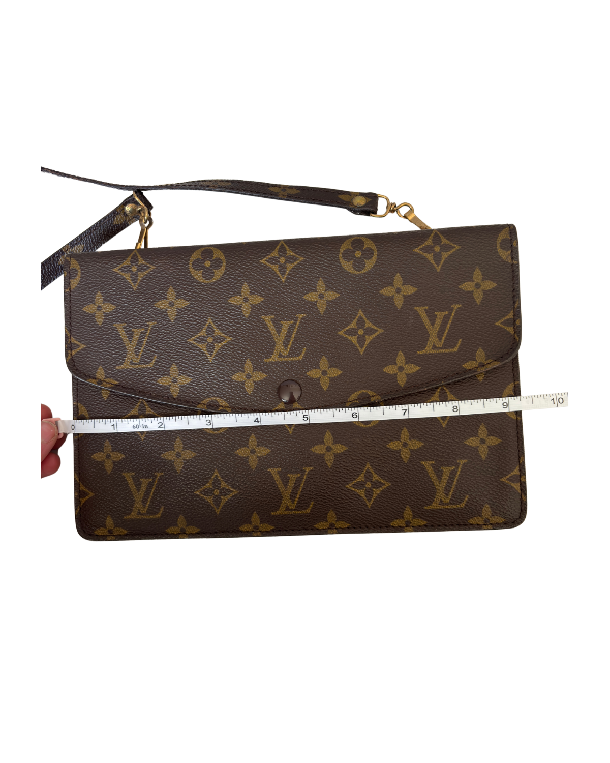 Louis Vuitton Monogram Vintage Double Sided Pochette Shoulder Bag