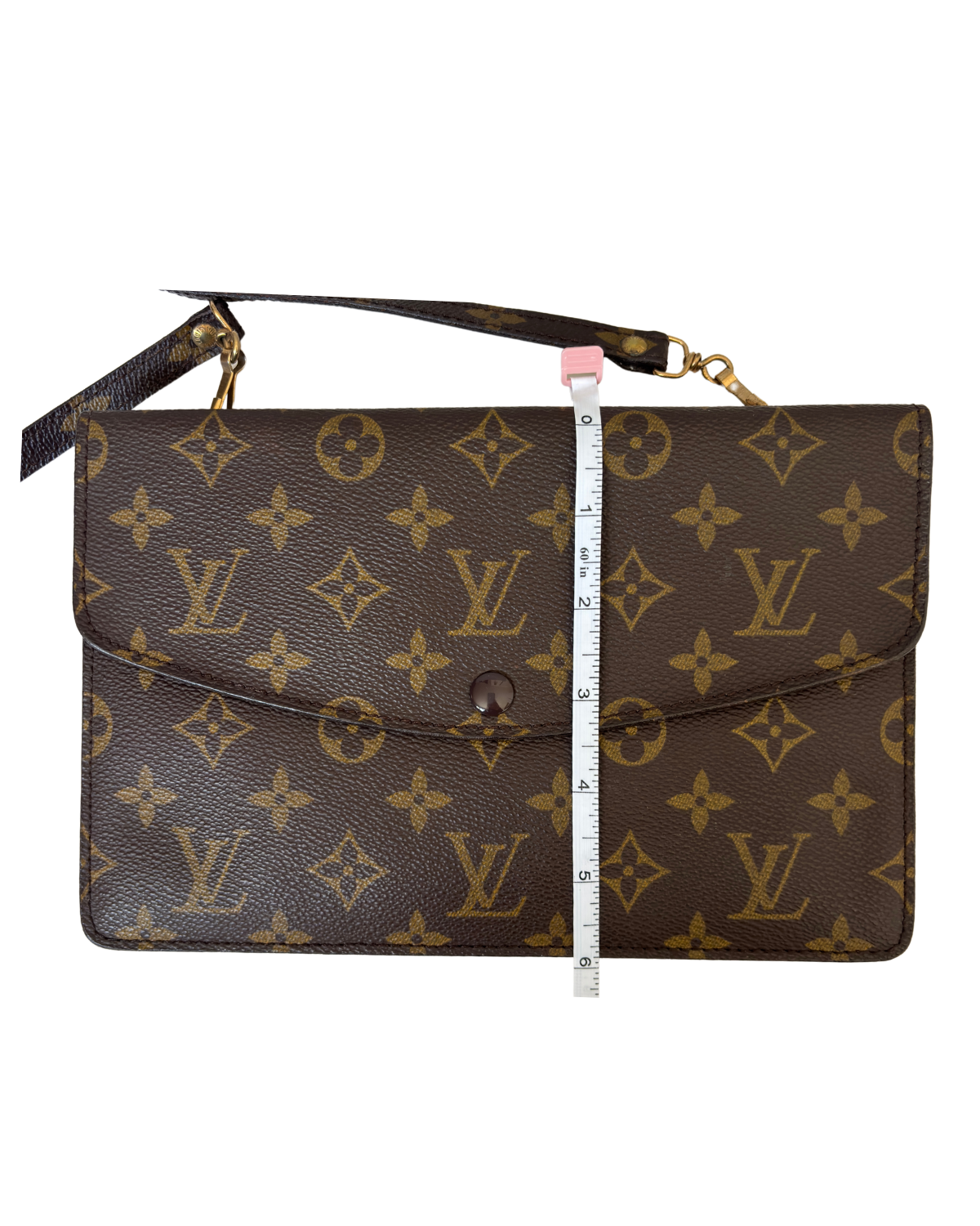 Louis Vuitton Monogram Vintage Double Sided Pochette Shoulder Bag