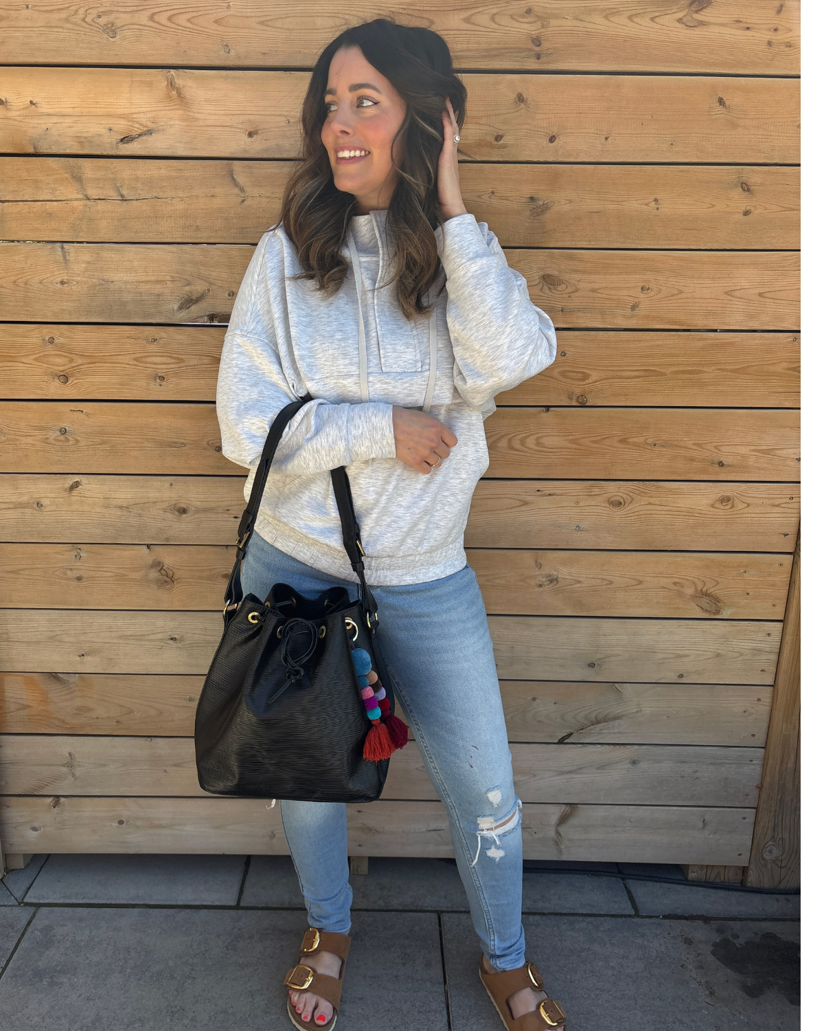 Vintage Louis Vuitton Black Epi Petite Noé Shoulder Bag (1995)