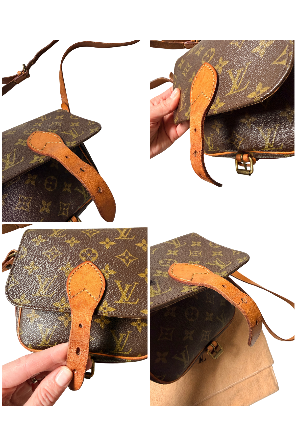 Louis Vuitton Monogram Cartouchière PM (1984)