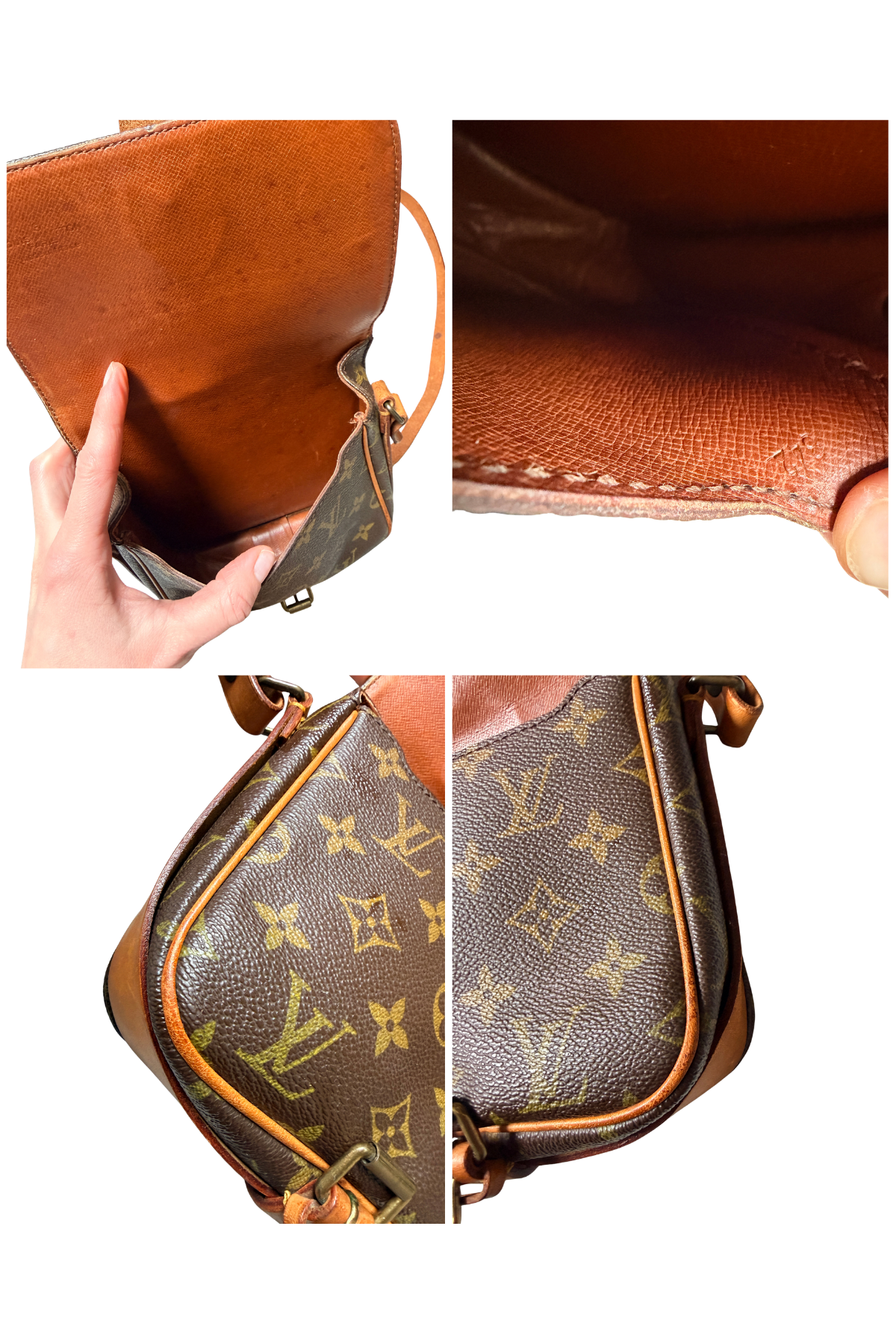 Louis Vuitton Monogram Cartouchière PM (1984)