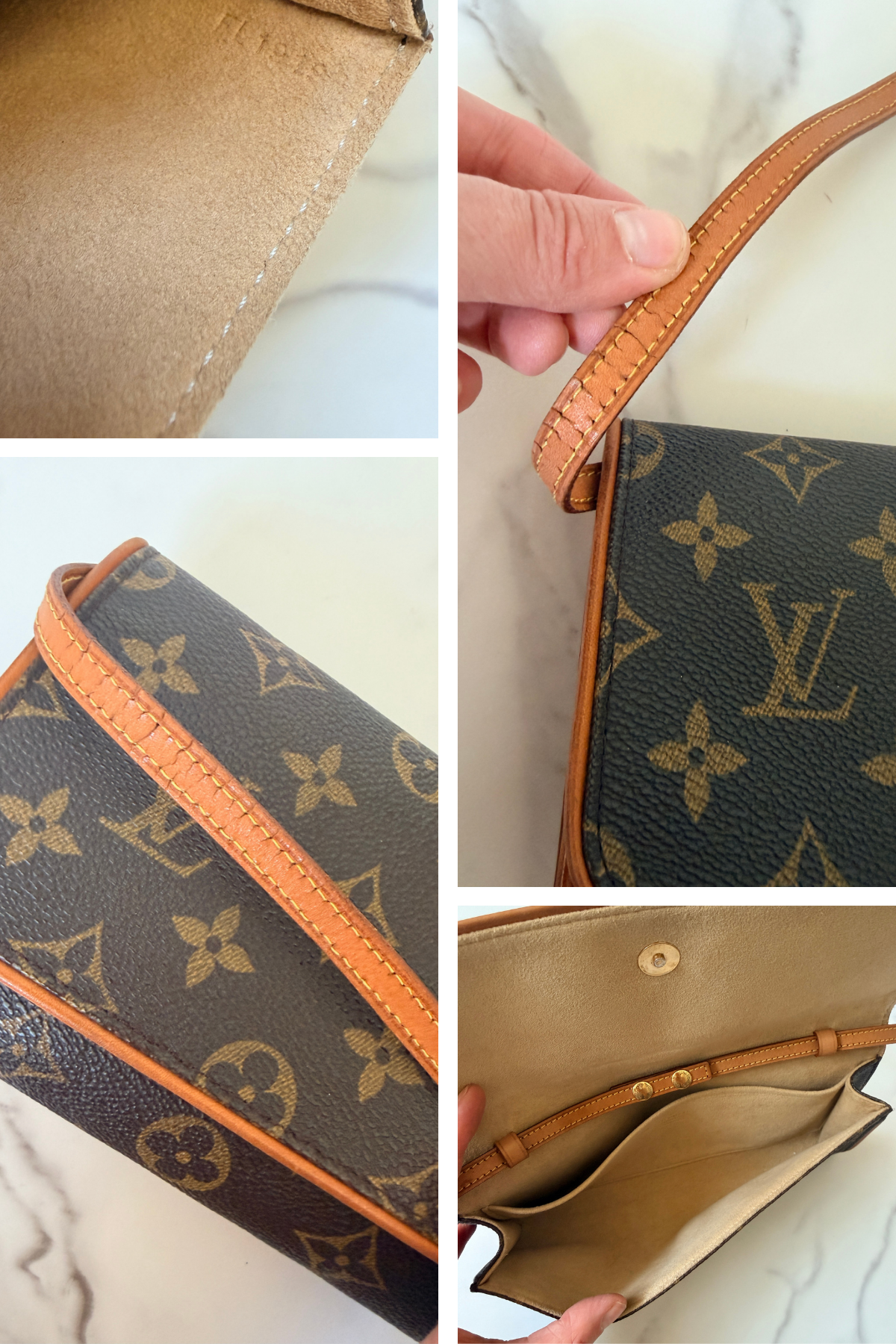 Louis Vuitton Monogram Pochette Twin GM (1999)