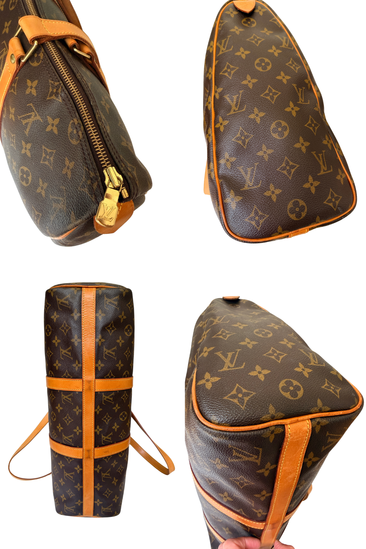 Louis Vuitton Sac Flanerie 45 Monogram Travel Bag (1990)