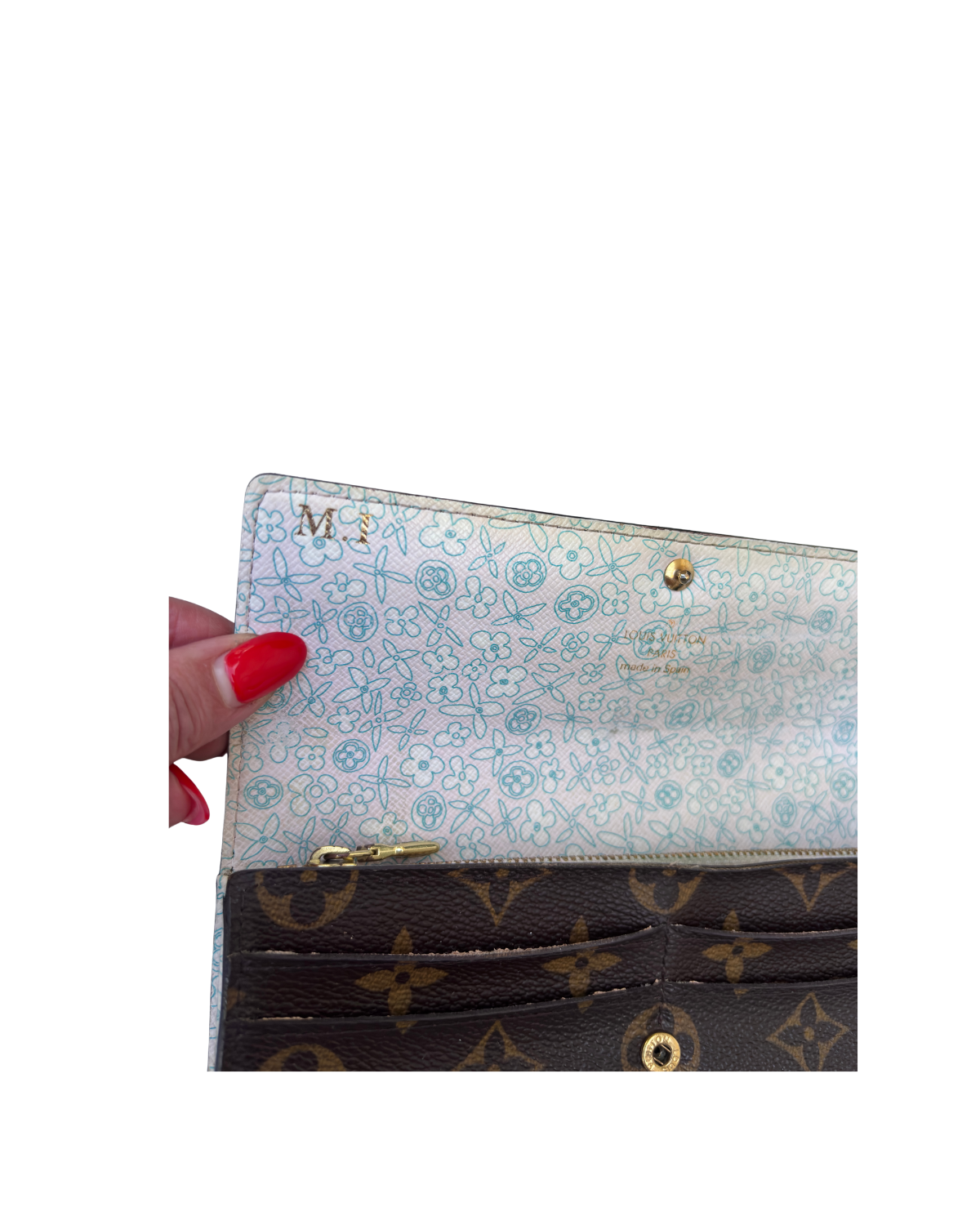 Louis Vuitton Monogram Fleuri Long Wallet (2009)