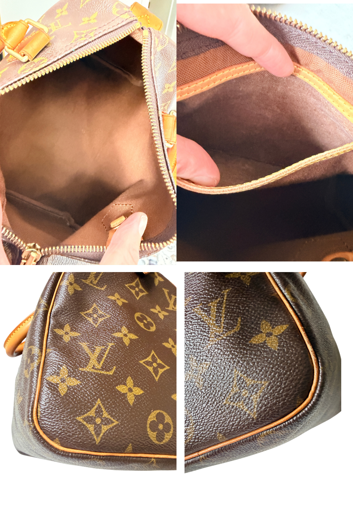 Louis Vuitton Monogram Vintage Speedy 25 Handbag