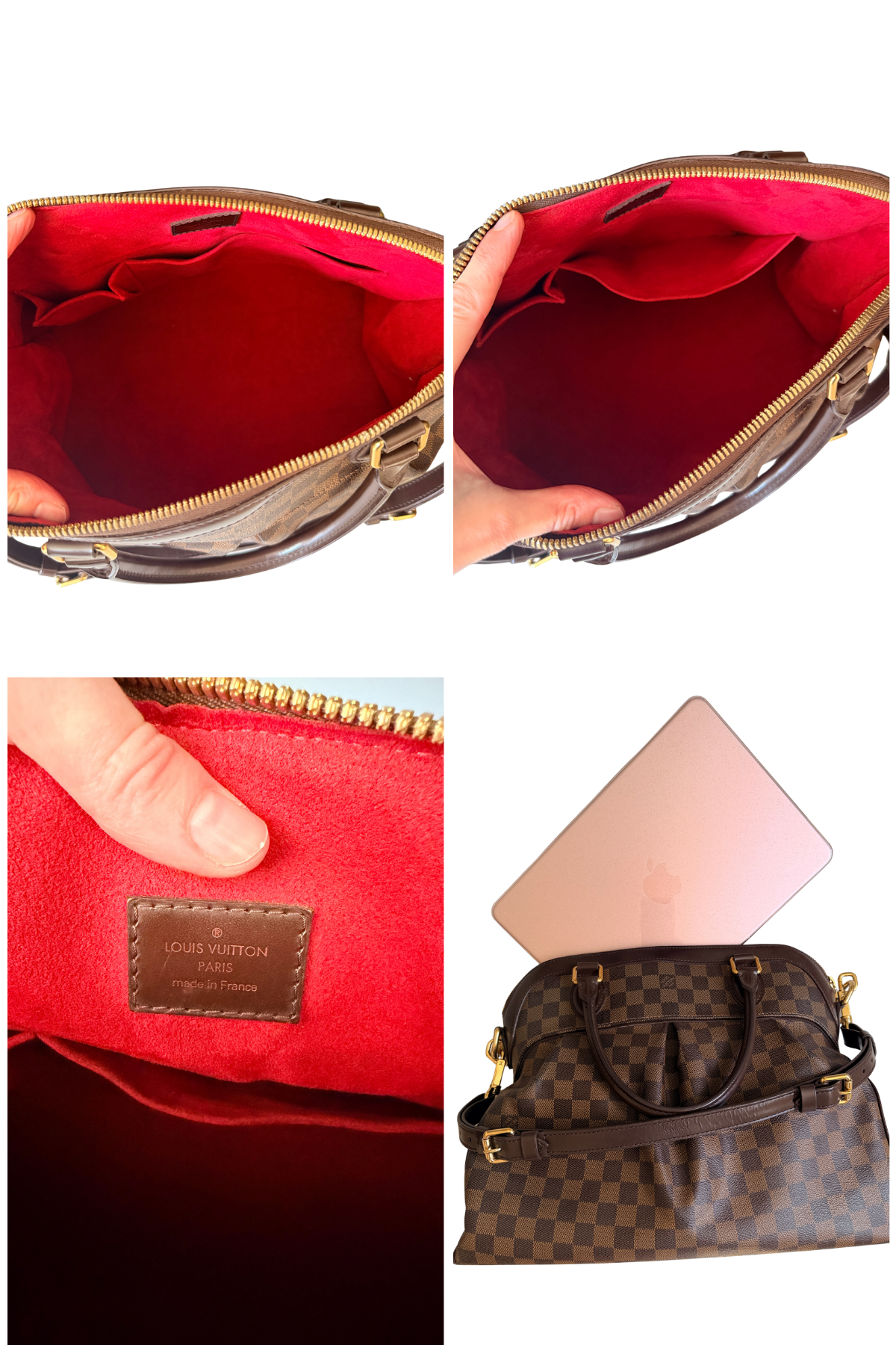 Louis Vuitton Trevi GM Damier Ebene Handbag | 2007
