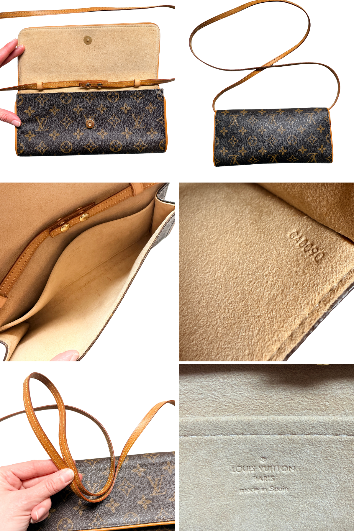 Louis Vuitton Monogram Pochette Twin GM (2000)