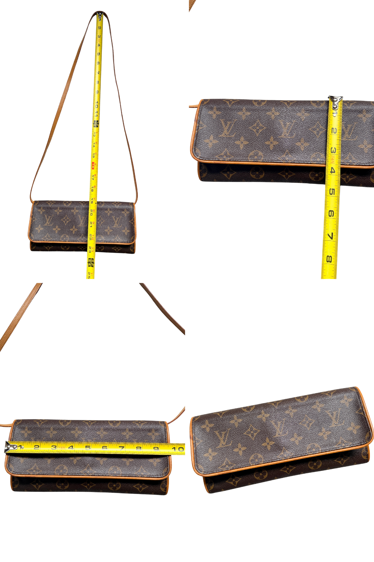 Louis Vuitton Monogram Pochette Twin GM (2000)