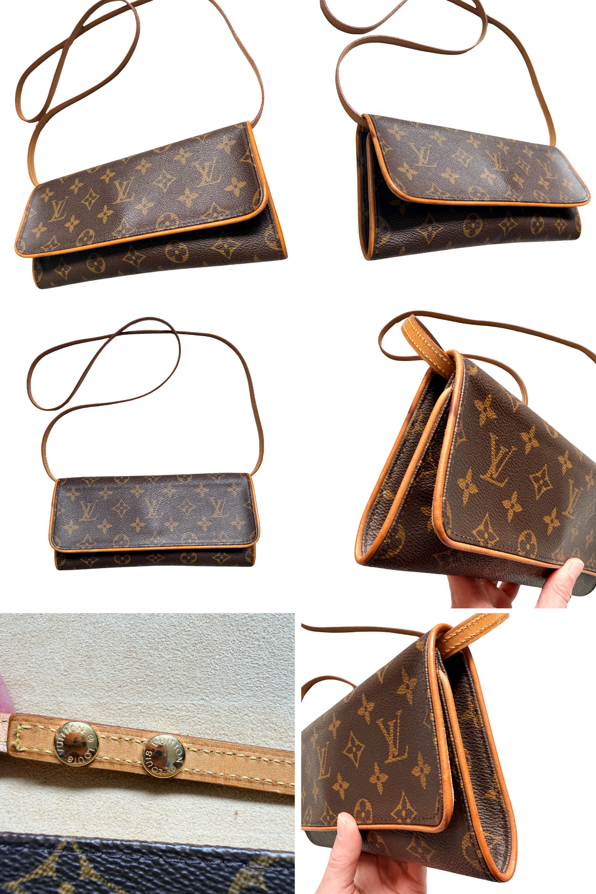 Louis Vuitton Monogram Pochette Twin GM (2000)