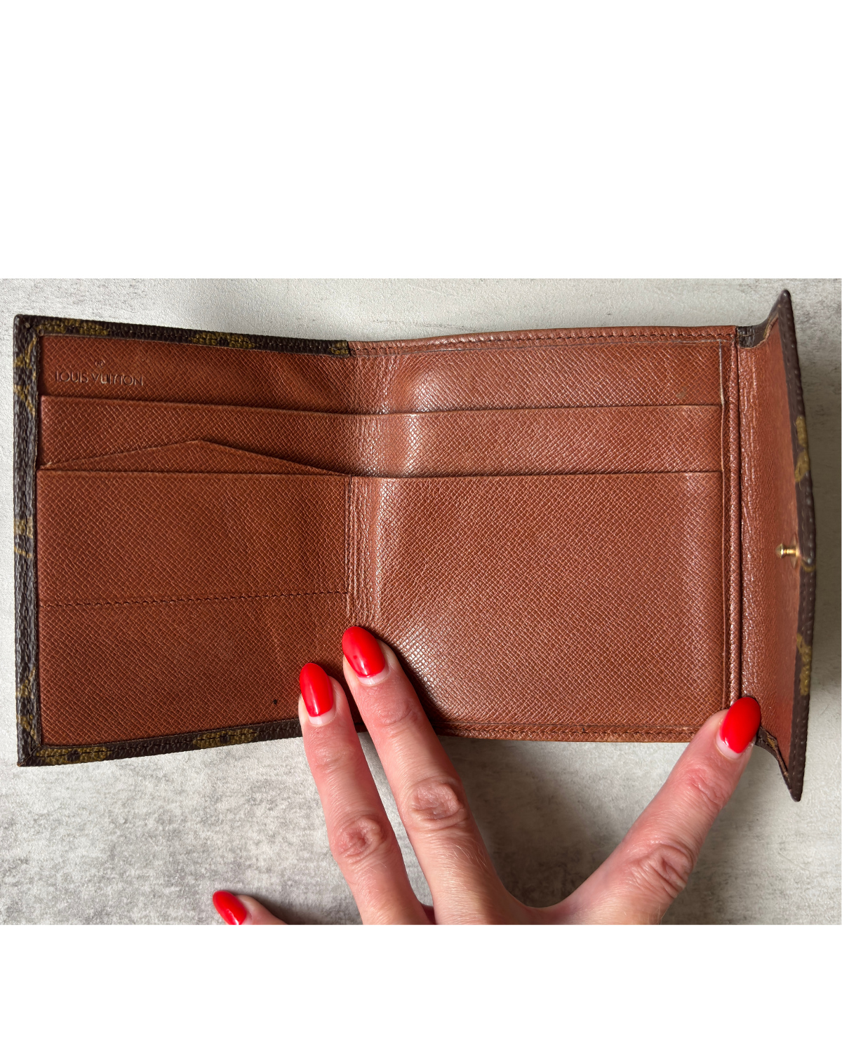 Louis Vuitton Monogram Canvas Elise Compact Wallet (2000)
