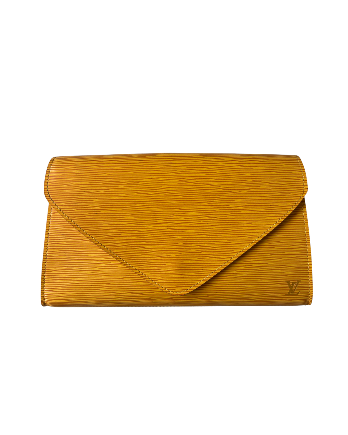 Louis Vuitton Art Déco Yellow Epi GM Clutch