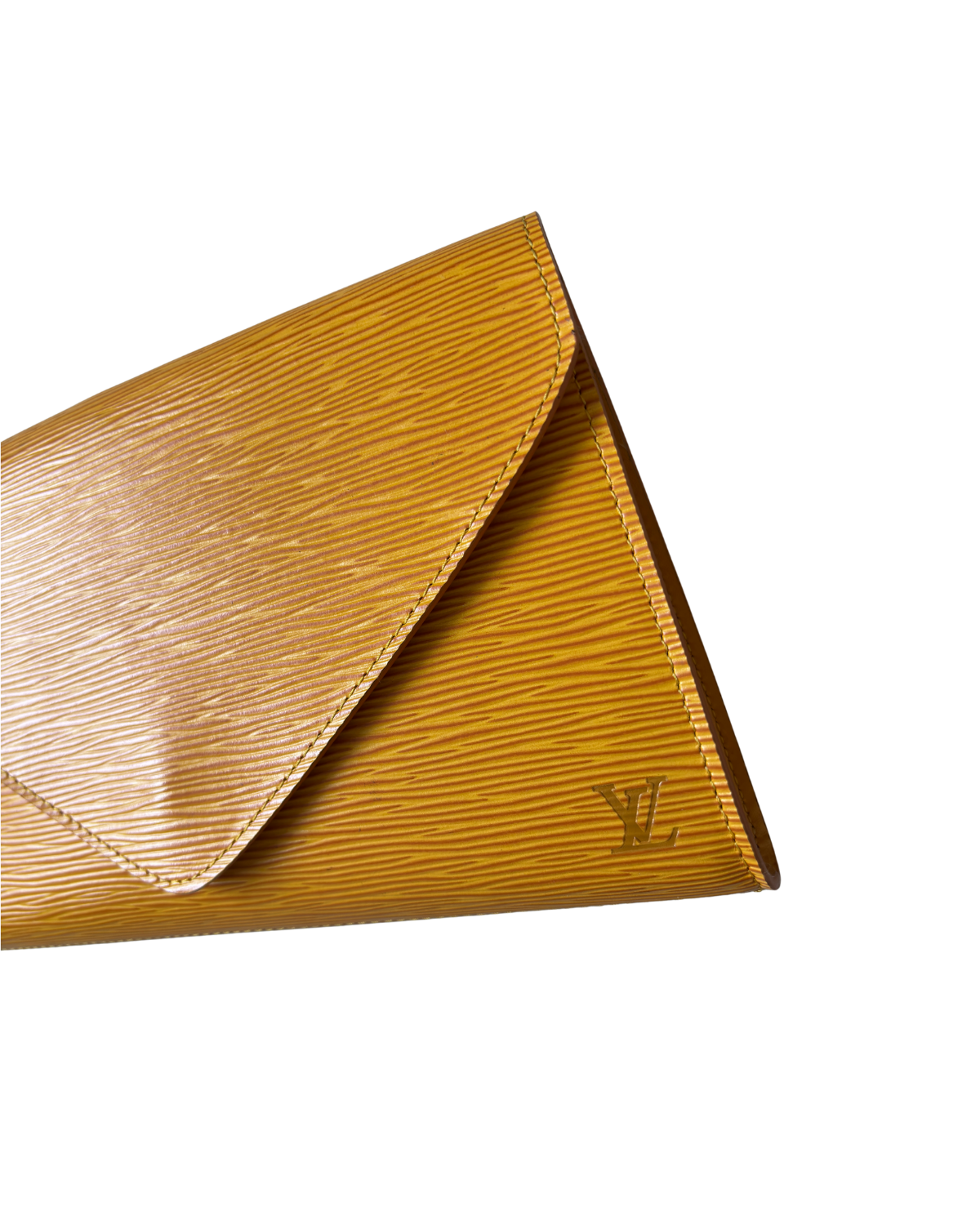 Louis Vuitton Art Déco Yellow Epi GM Clutch