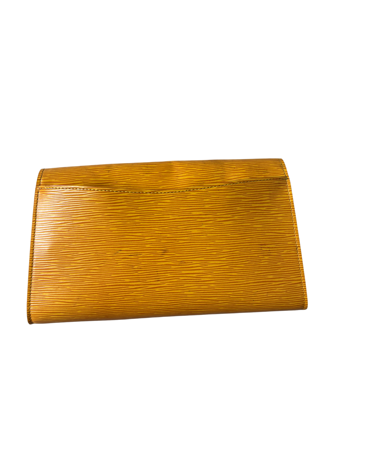 Louis Vuitton Art Déco Yellow Epi GM Clutch