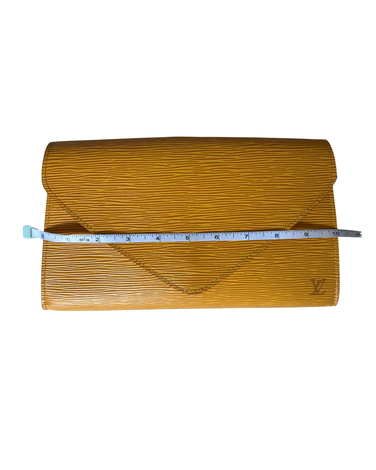Louis Vuitton Art Déco Yellow Epi GM Clutch