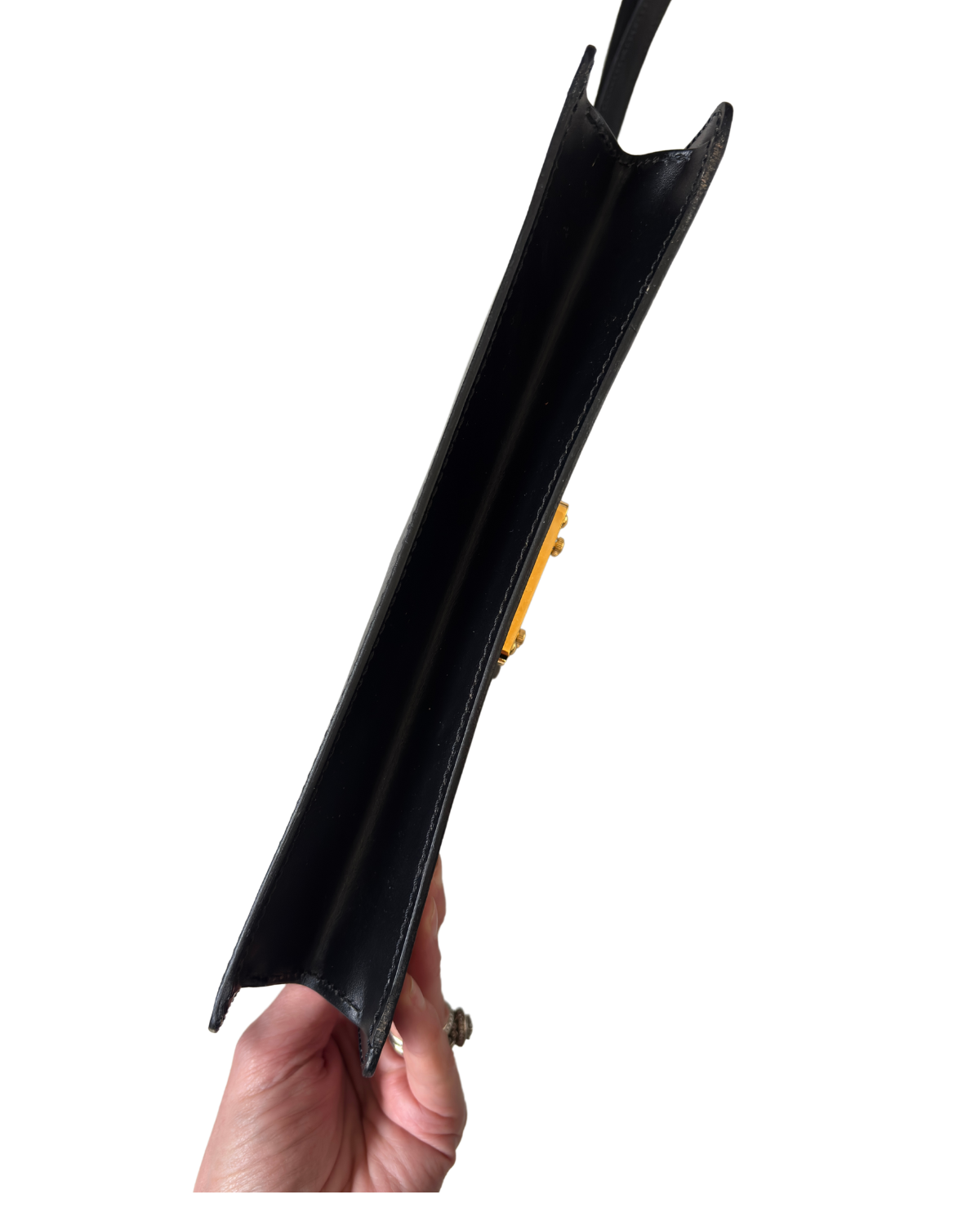 Louis Vuitton Black Epi Sellier Dragonne Clutch