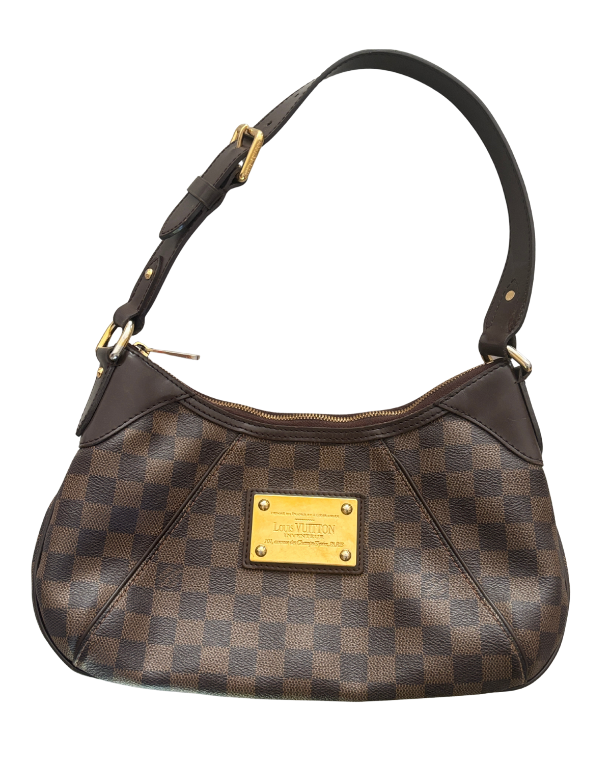 Louis Vuitton Damier Ebene Thames PM Shoulder Bag (2008)