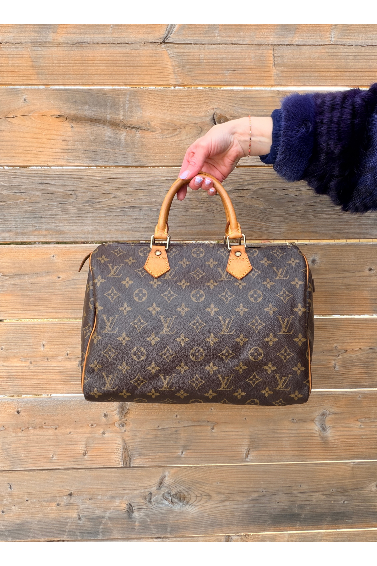 Louis Vuitton Monogram Speedy 30 Handbag (2003)