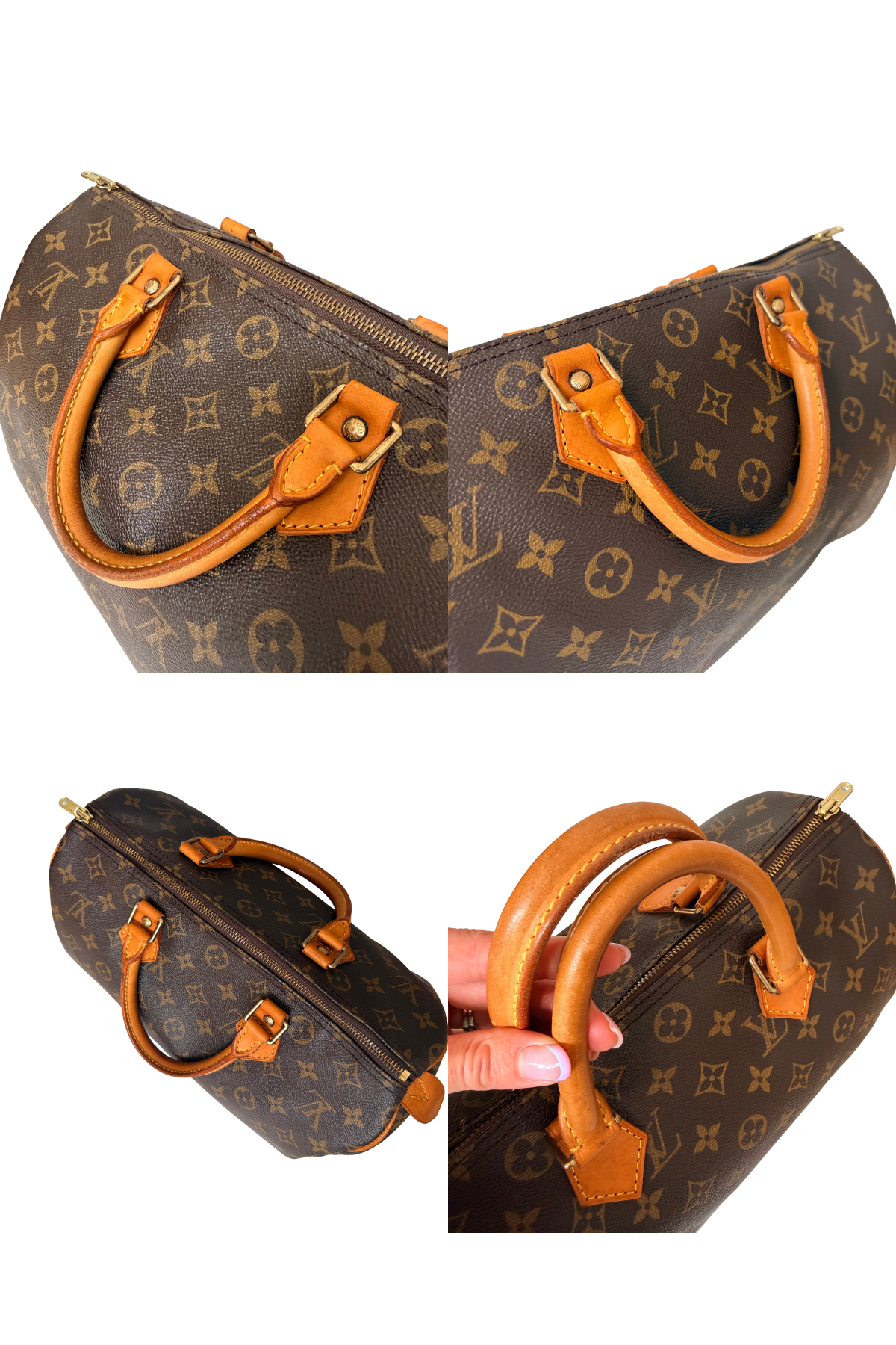 Louis Vuitton Monogram Speedy 30 Handbag (2003)