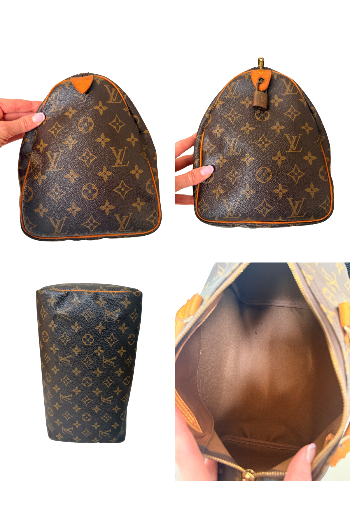 Louis Vuitton Monogram Speedy 30 Handbag (2003)
