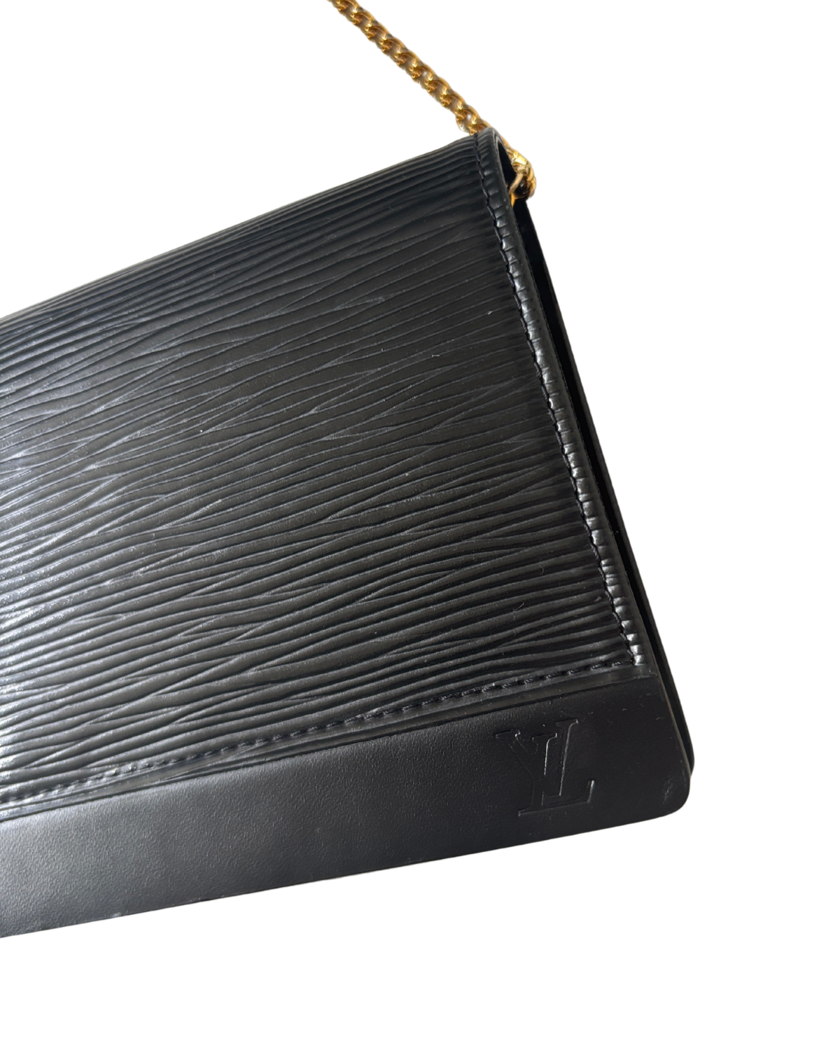 Louis Vuitton Honfleur Clutch in Black Epi Leather