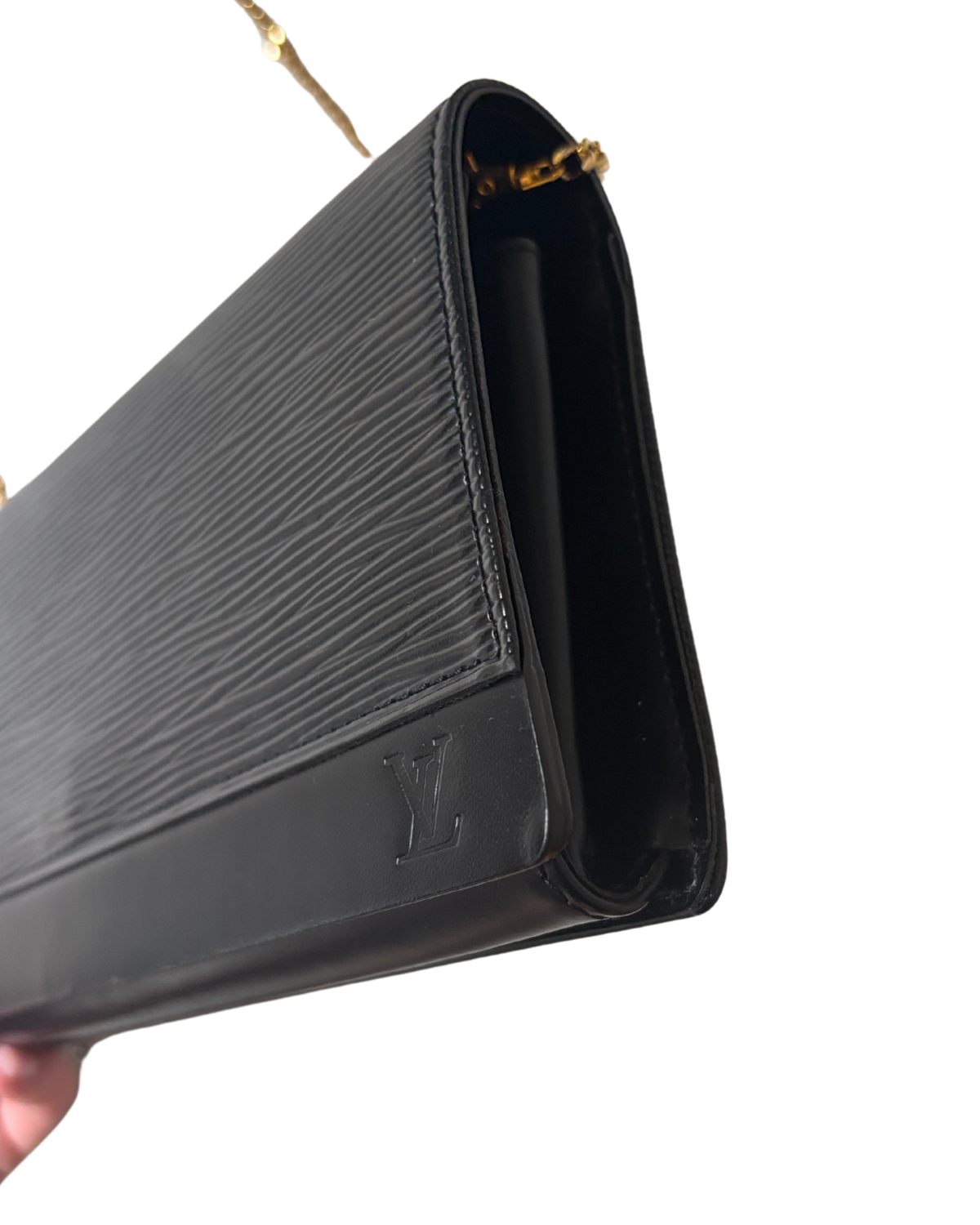 Louis Vuitton Honfleur Clutch in Black Epi Leather