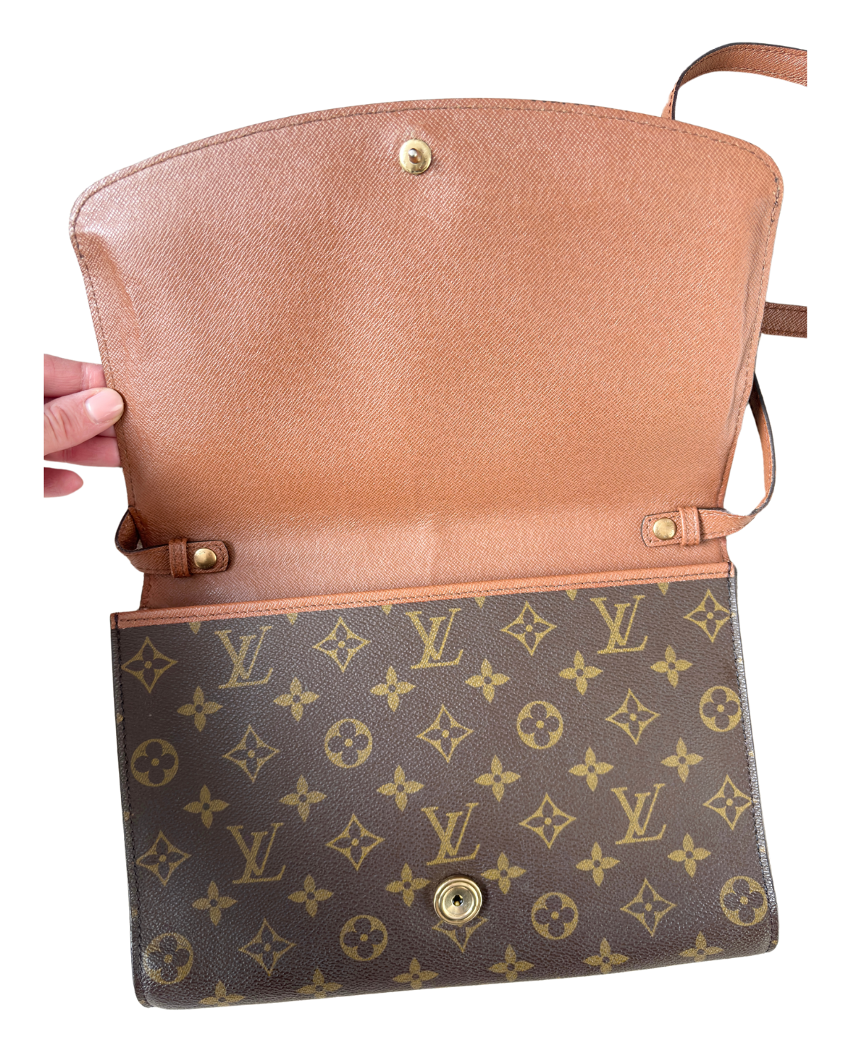 Louis Vuitton Monogram Vintage Bordeaux Clutch / Shoulder Bag