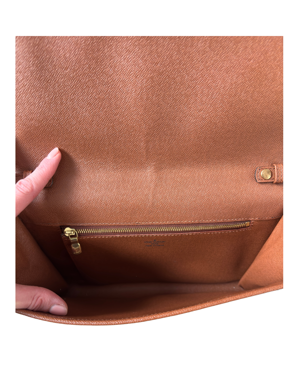 Louis Vuitton Monogram Vintage Bordeaux Clutch / Shoulder Bag