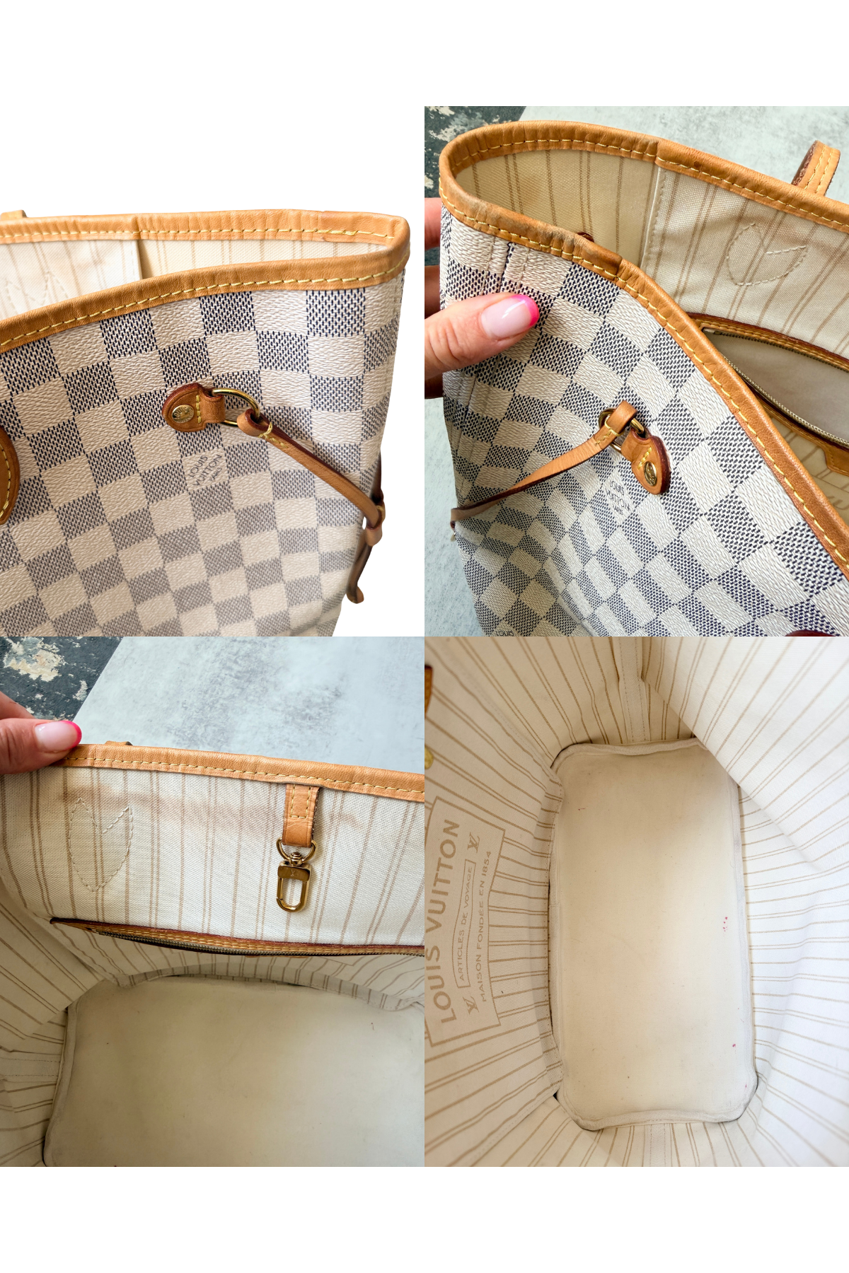 Louis Vuitton Damier Azur Neverfull MM (2006)