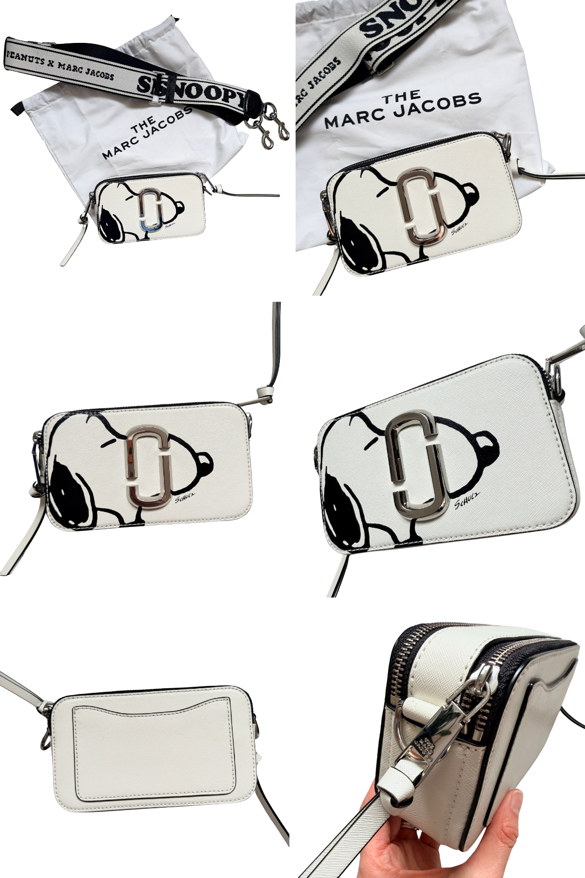 Marc Jacobs x Peanuts Snoopy Snapshot Camera Bag | Limited Collaboration