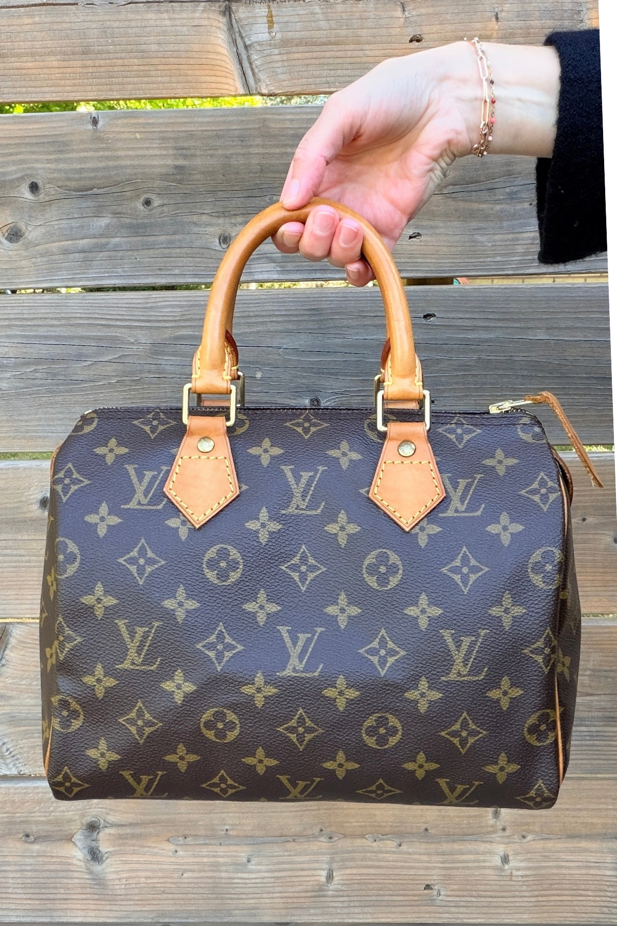 Louis Vuitton Monogram Vintage Speedy 25 Handbag