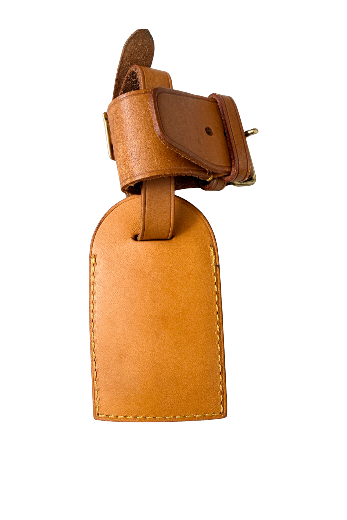Louis Vuitton Vintage Vachetta Luggage Tag & Poignet Set #3