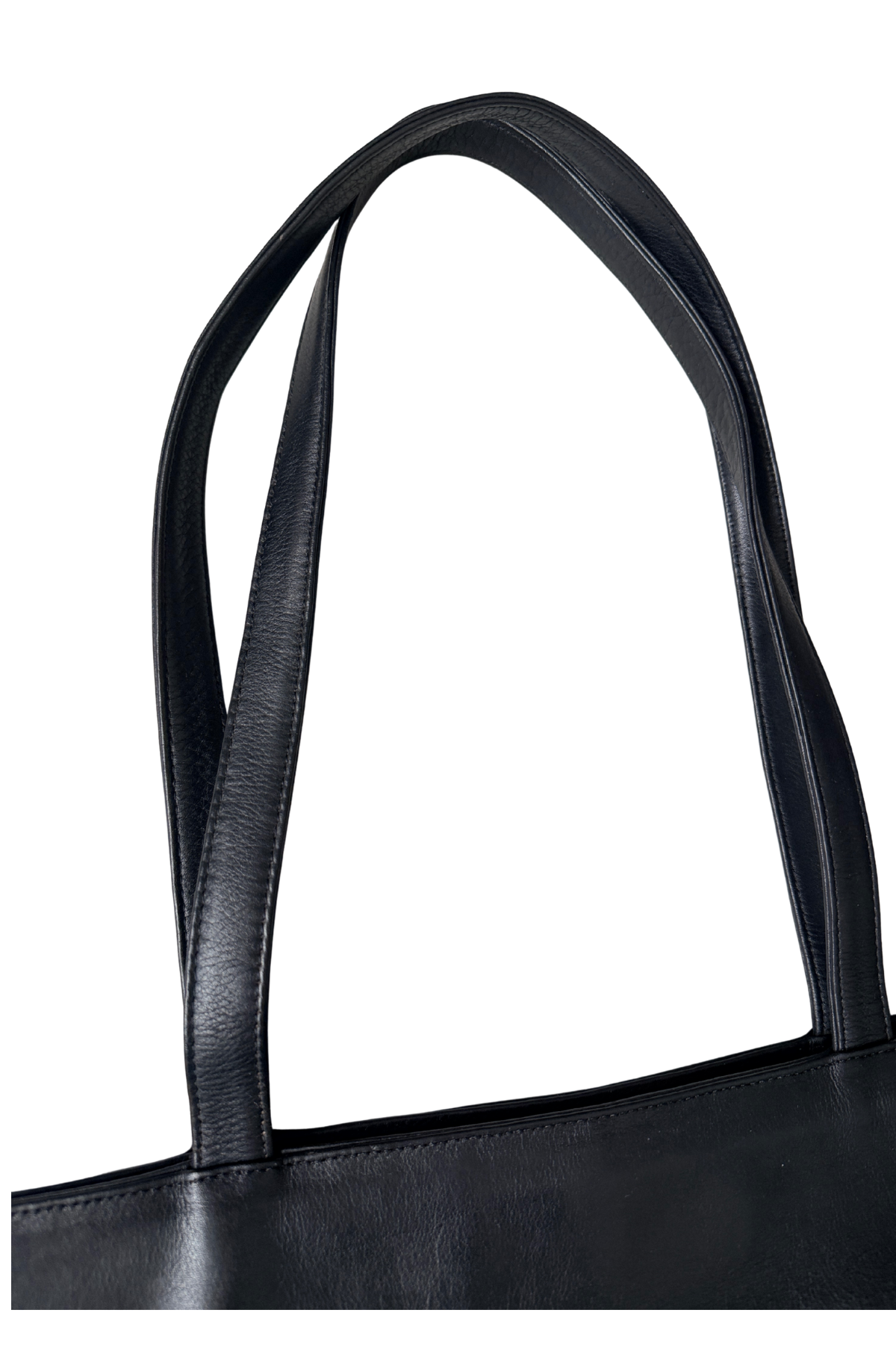 Valentino Black Soft Leather Large Tote