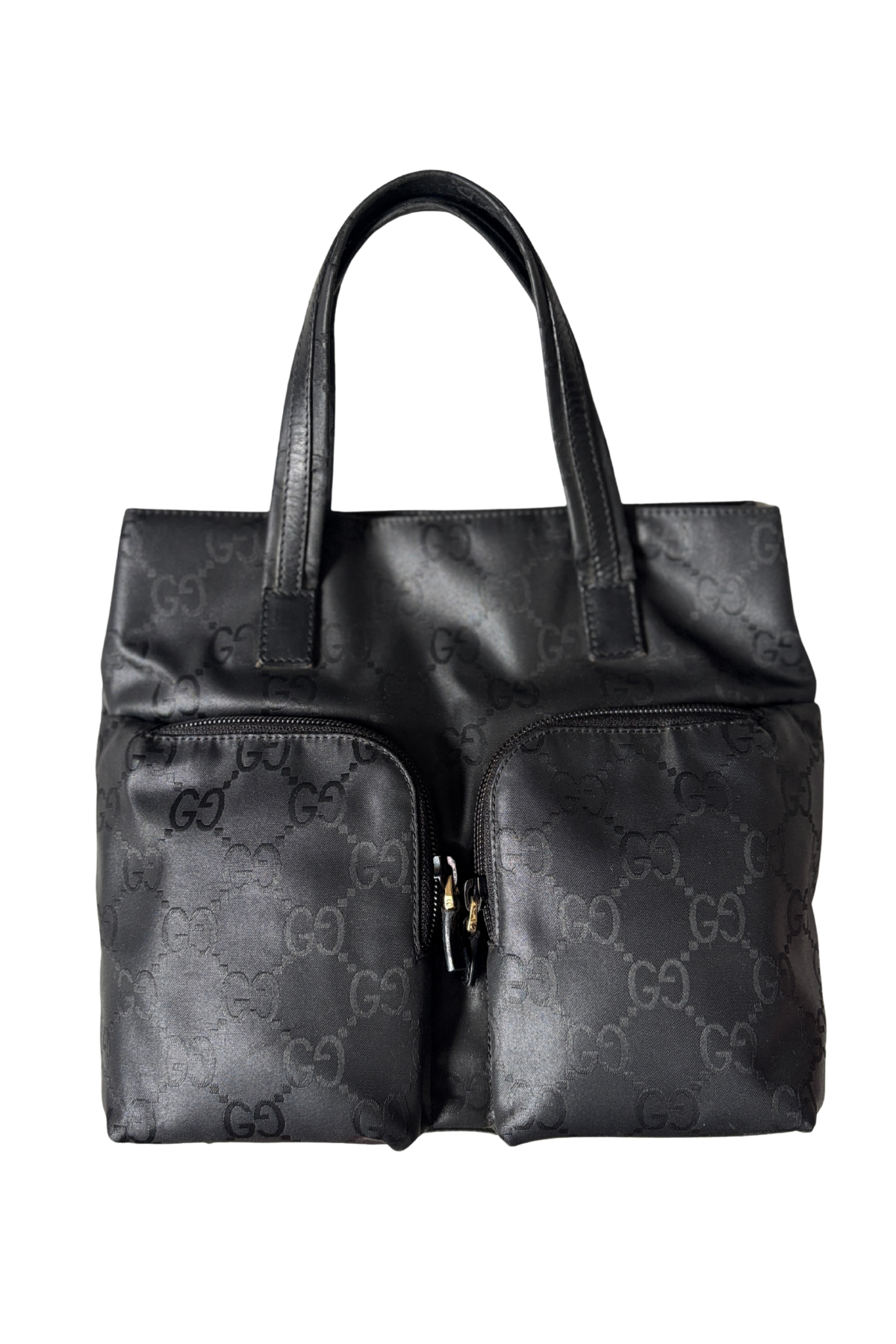 Gucci GG Black Nylon Mini Handbag